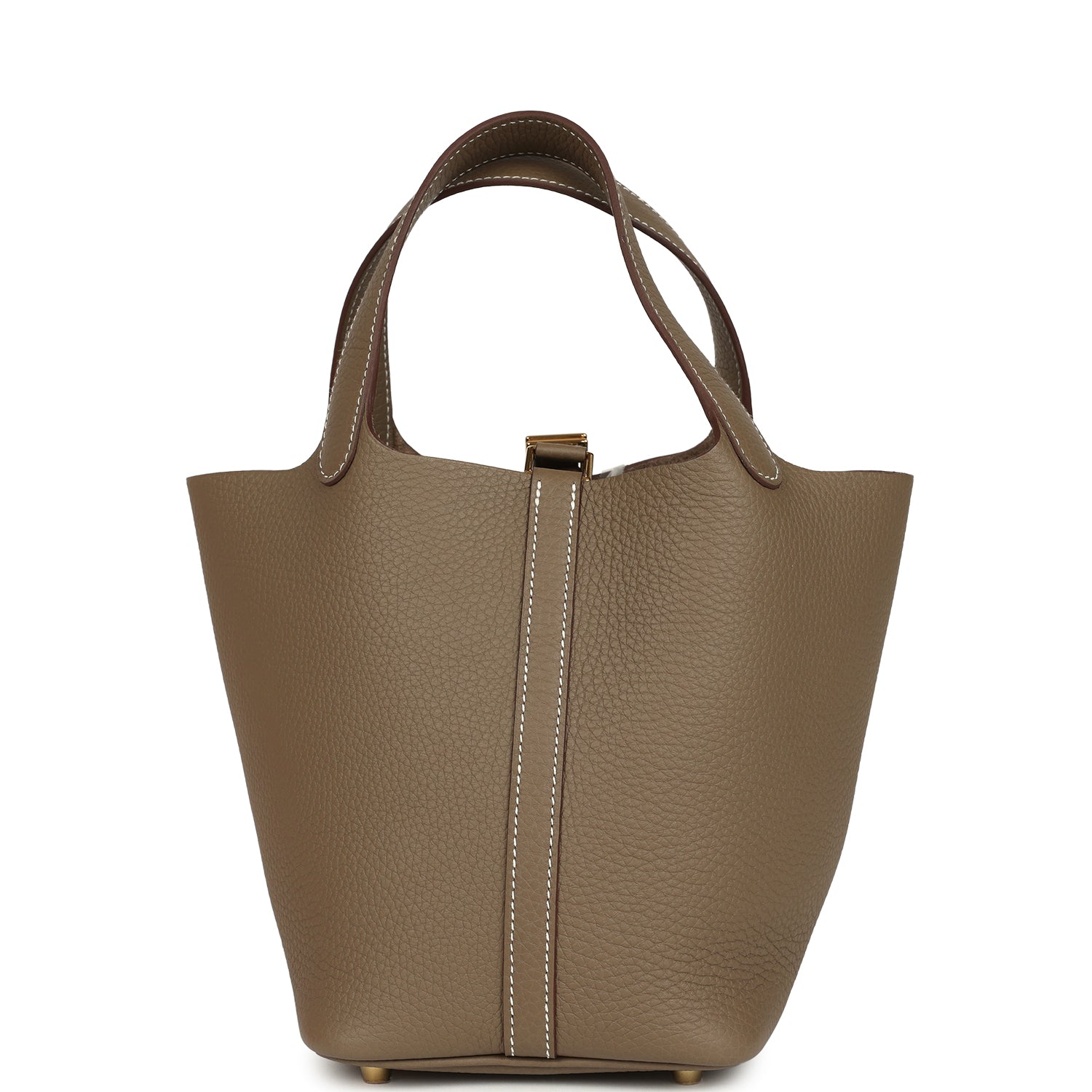 Hermes Picotin Lock 18 Etoupe Clemence Gold Hardware