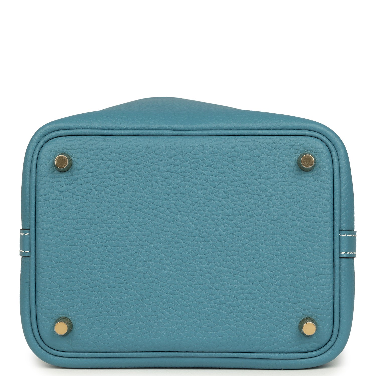 Hermes Picotin Lock 18 Blue Jean Clemence Gold Hardware