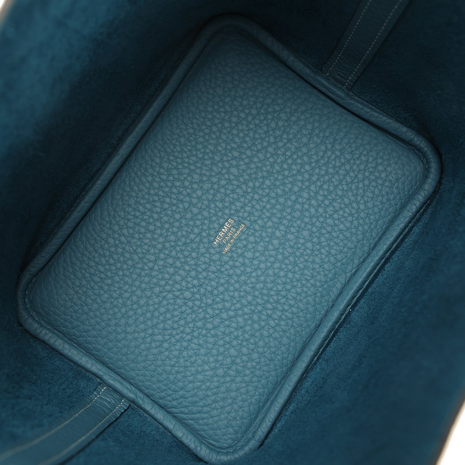 Hermes Picotin Lock 18 Blue Jean Clemence Gold Hardware