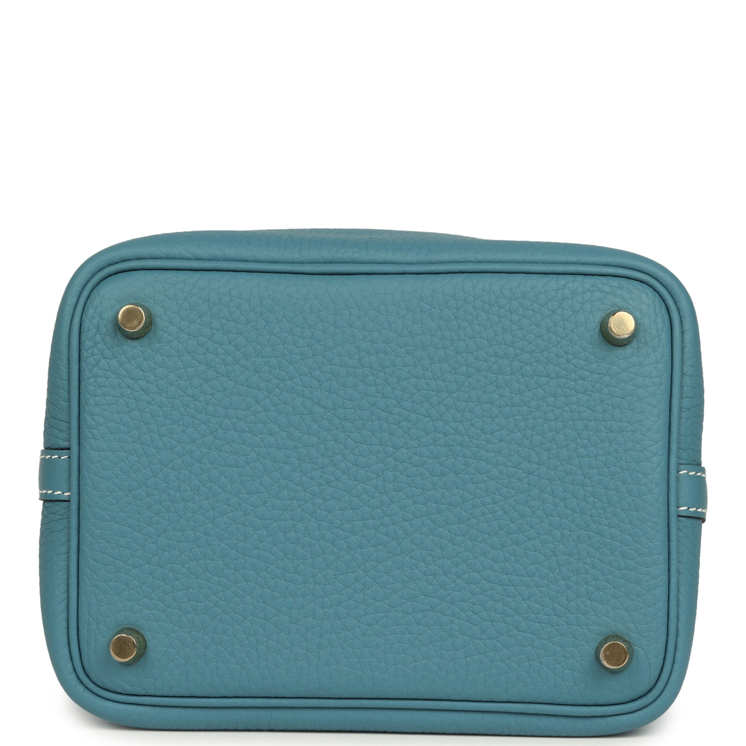 Hermes Picotin Lock 18 Blue Jean Clemence Gold Hardware