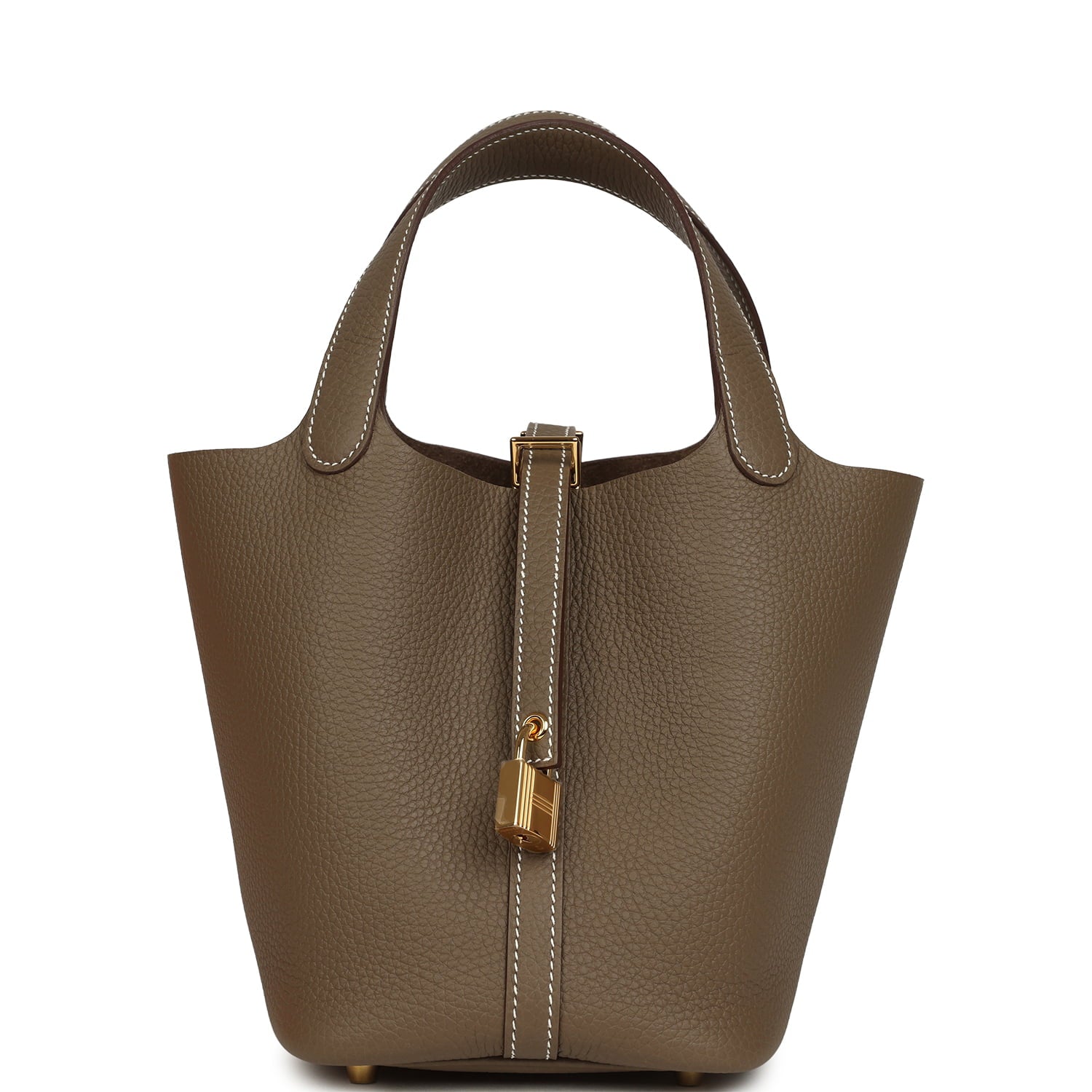 Hermes Picotin Lock 18 Etoupe Clemence Gold Hardware