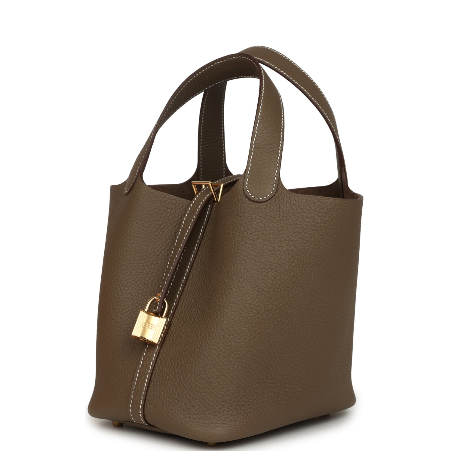 Hermes Picotin Lock 18 Etoupe Clemence Gold Hardware