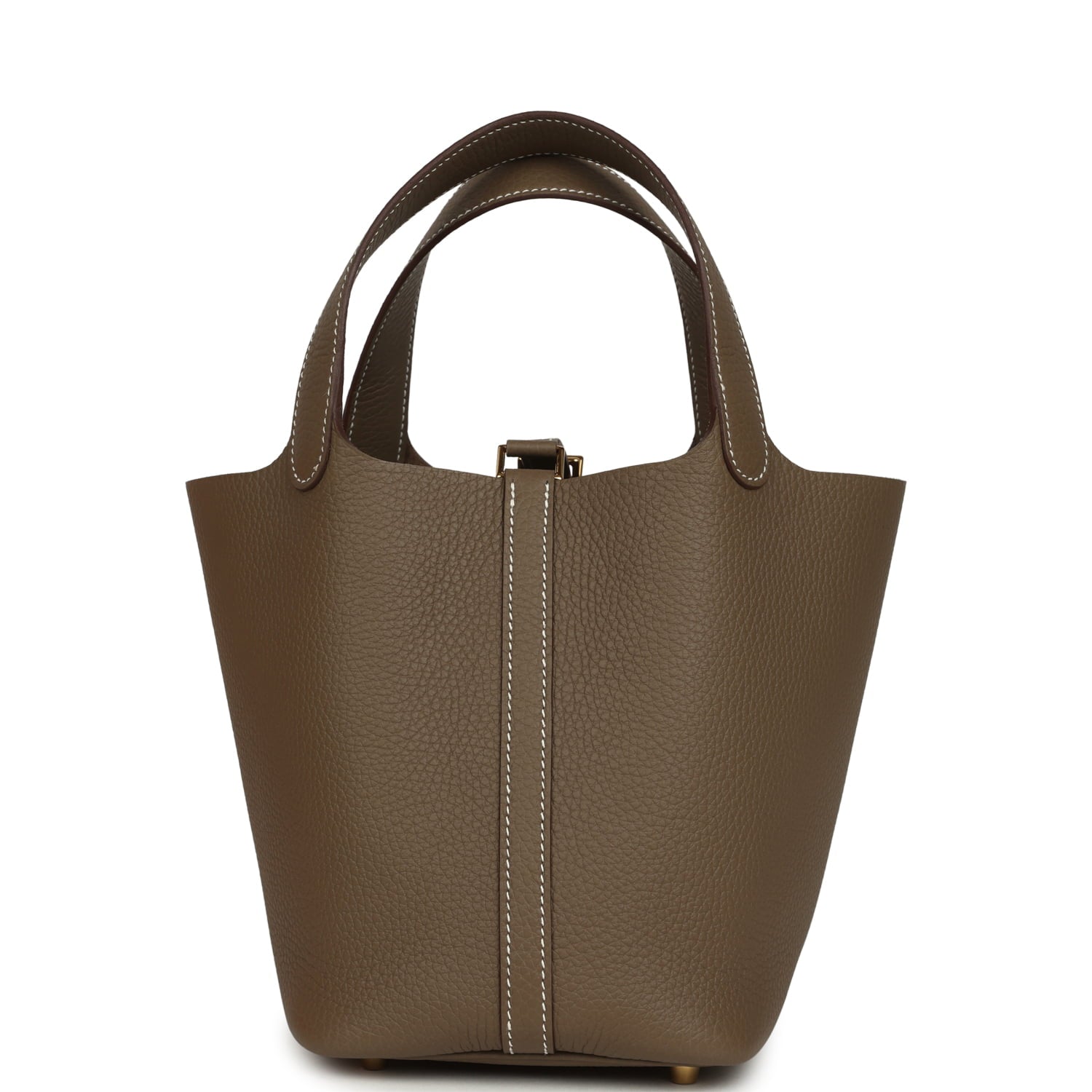 Hermes Picotin Lock 18 Etoupe Clemence Gold Hardware