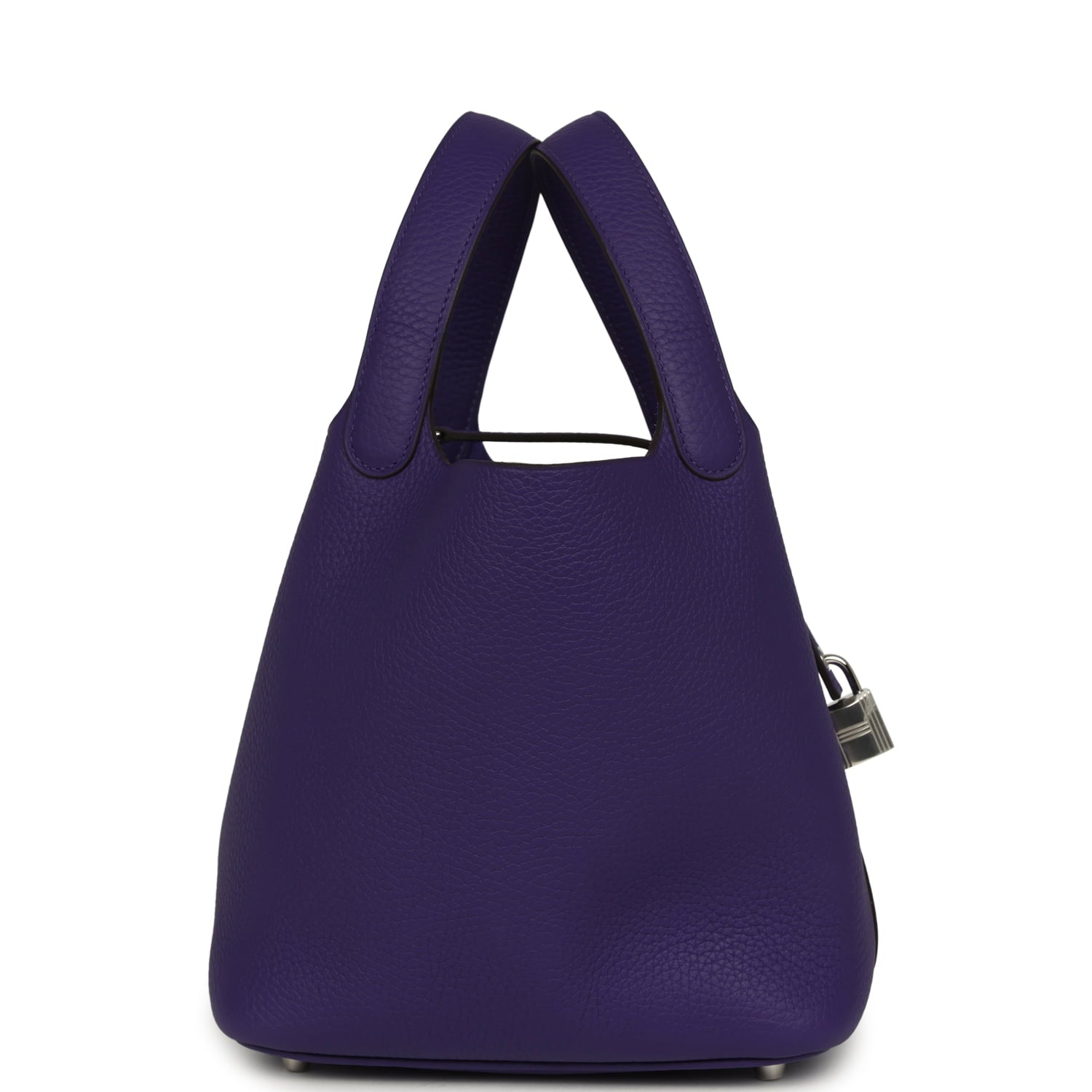 Hermes Picotin Lock 18 Purple Clemence Palladium Hardware