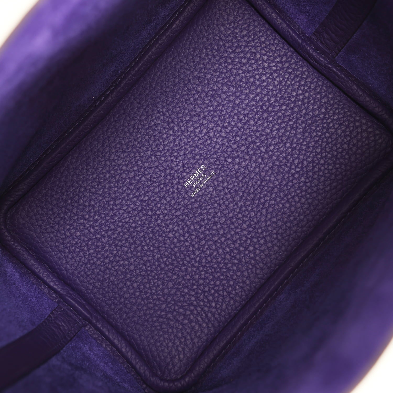 Hermes Picotin Lock 18 Purple Clemence Palladium Hardware