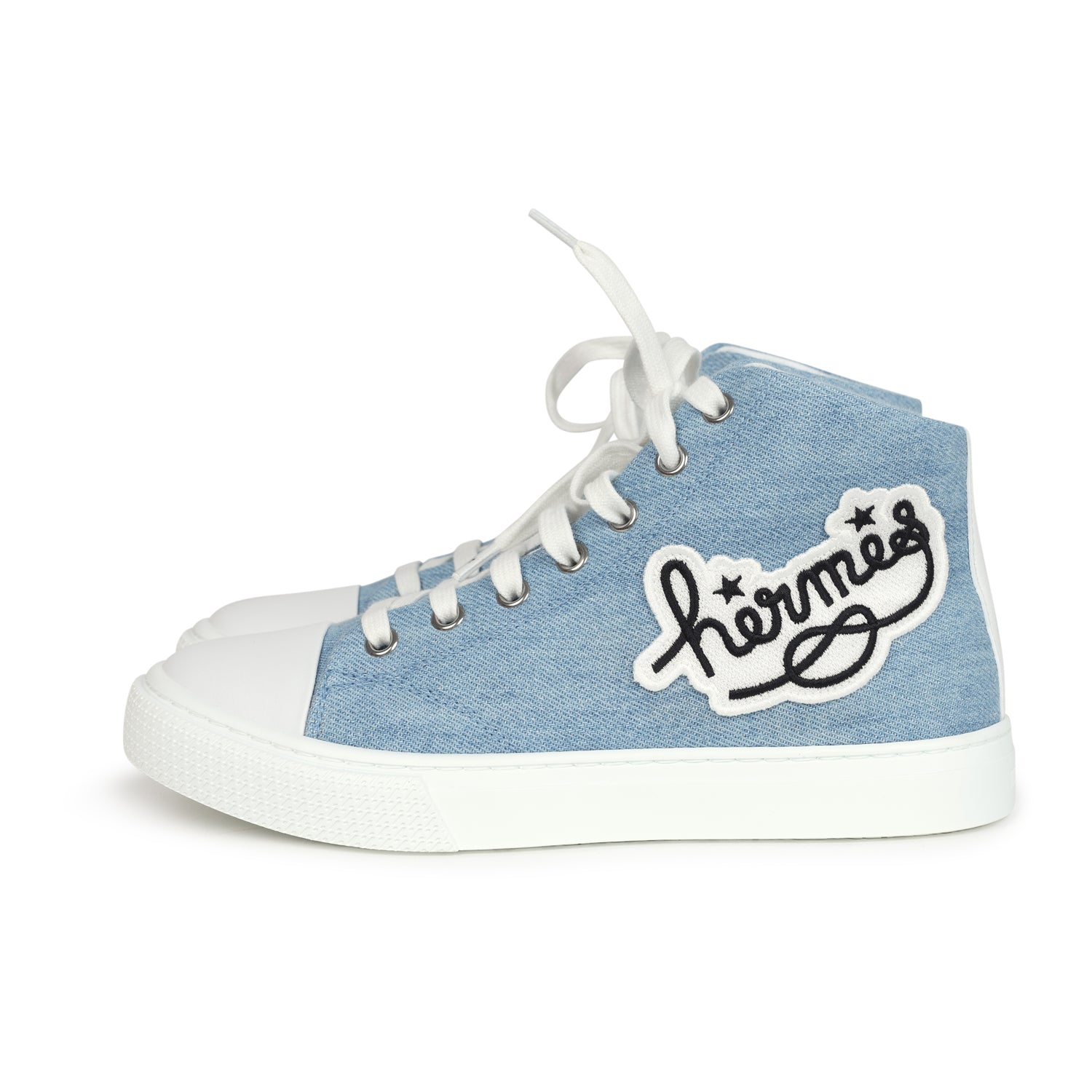 Hermes Illico Sneakers Bleu Clair Denim 35.5 EU