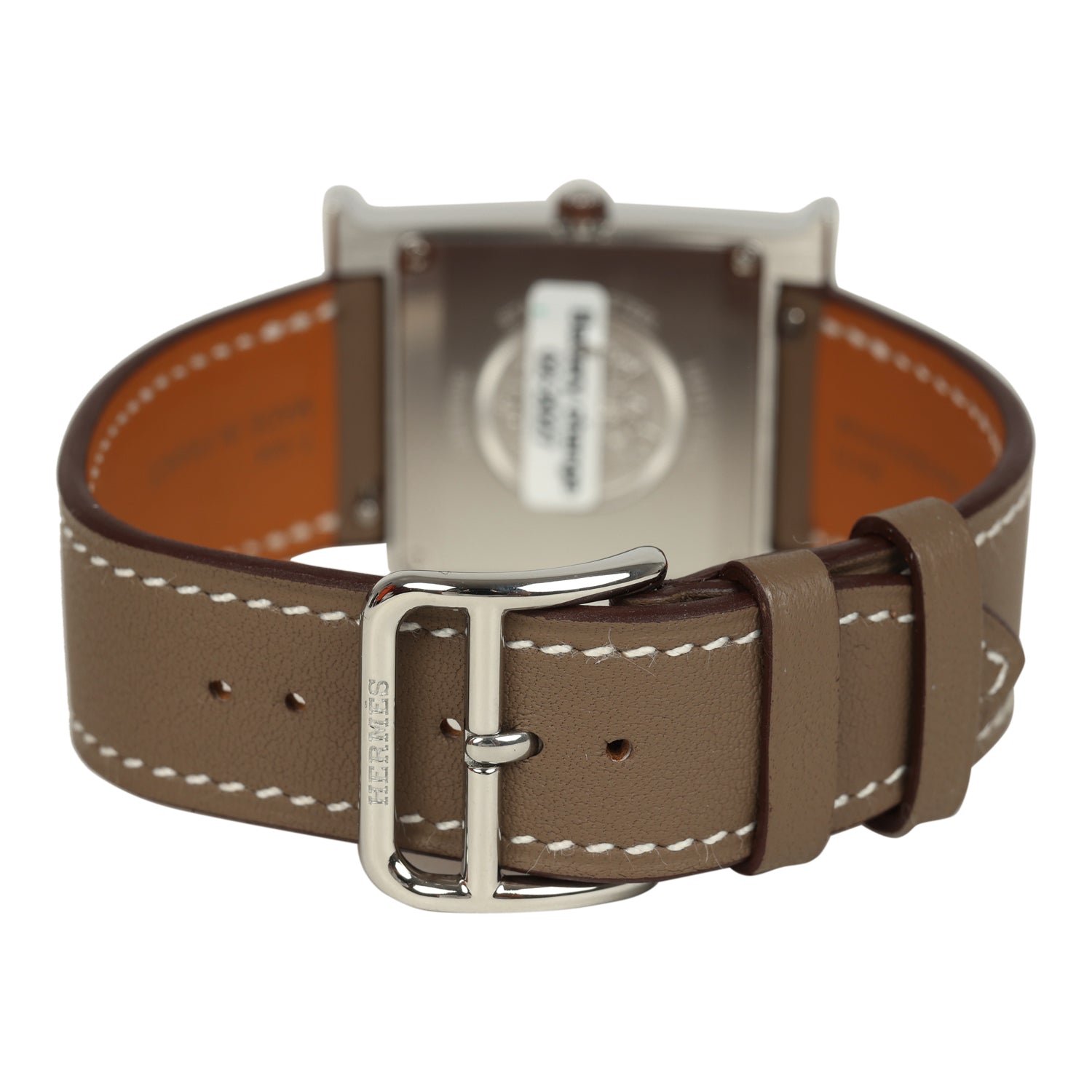 Hermes Heure H Small 25mm Watch Etoupe Swift