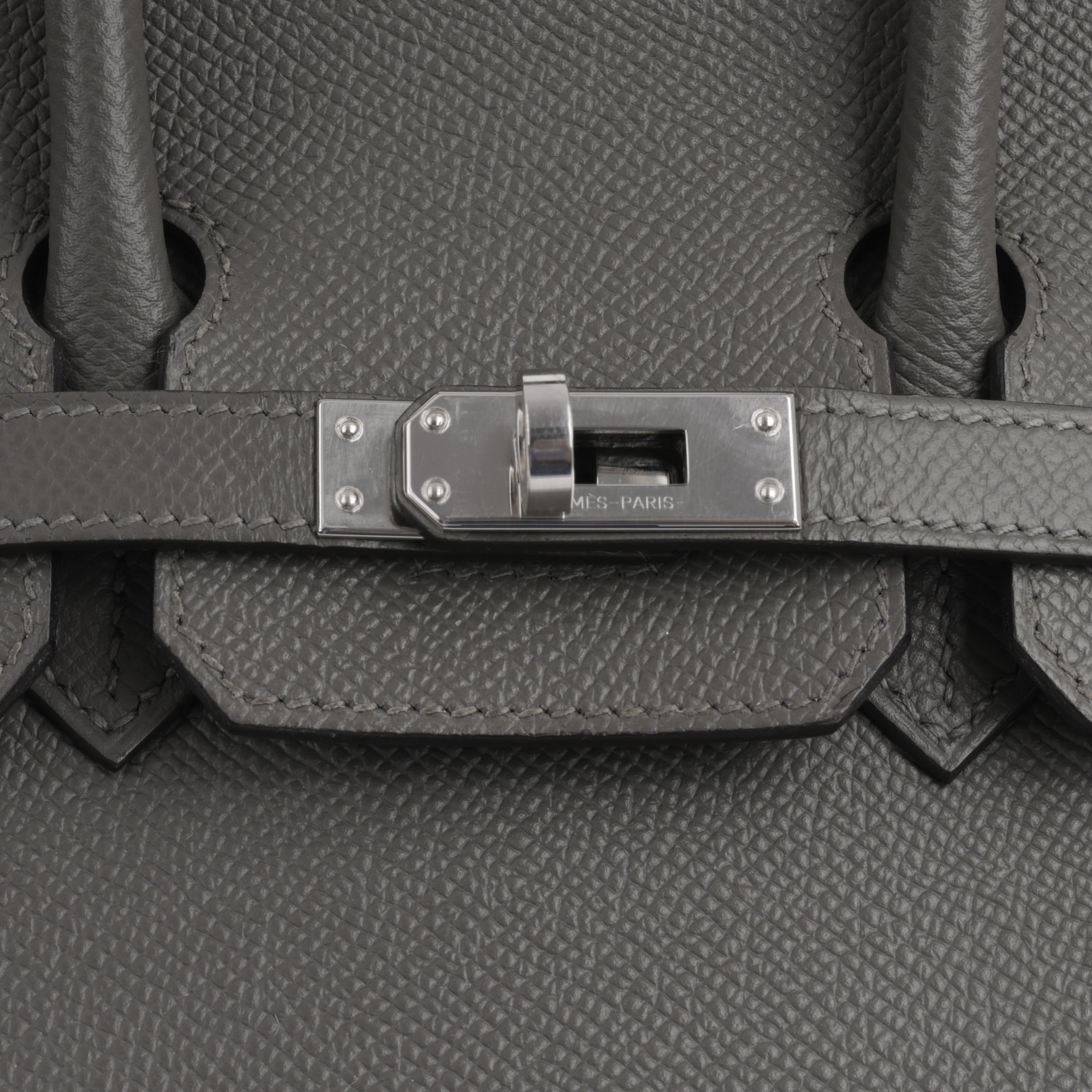 Hermès Birkin 25 Sellier - Gris Meyer Epsom | Palladium Hardware