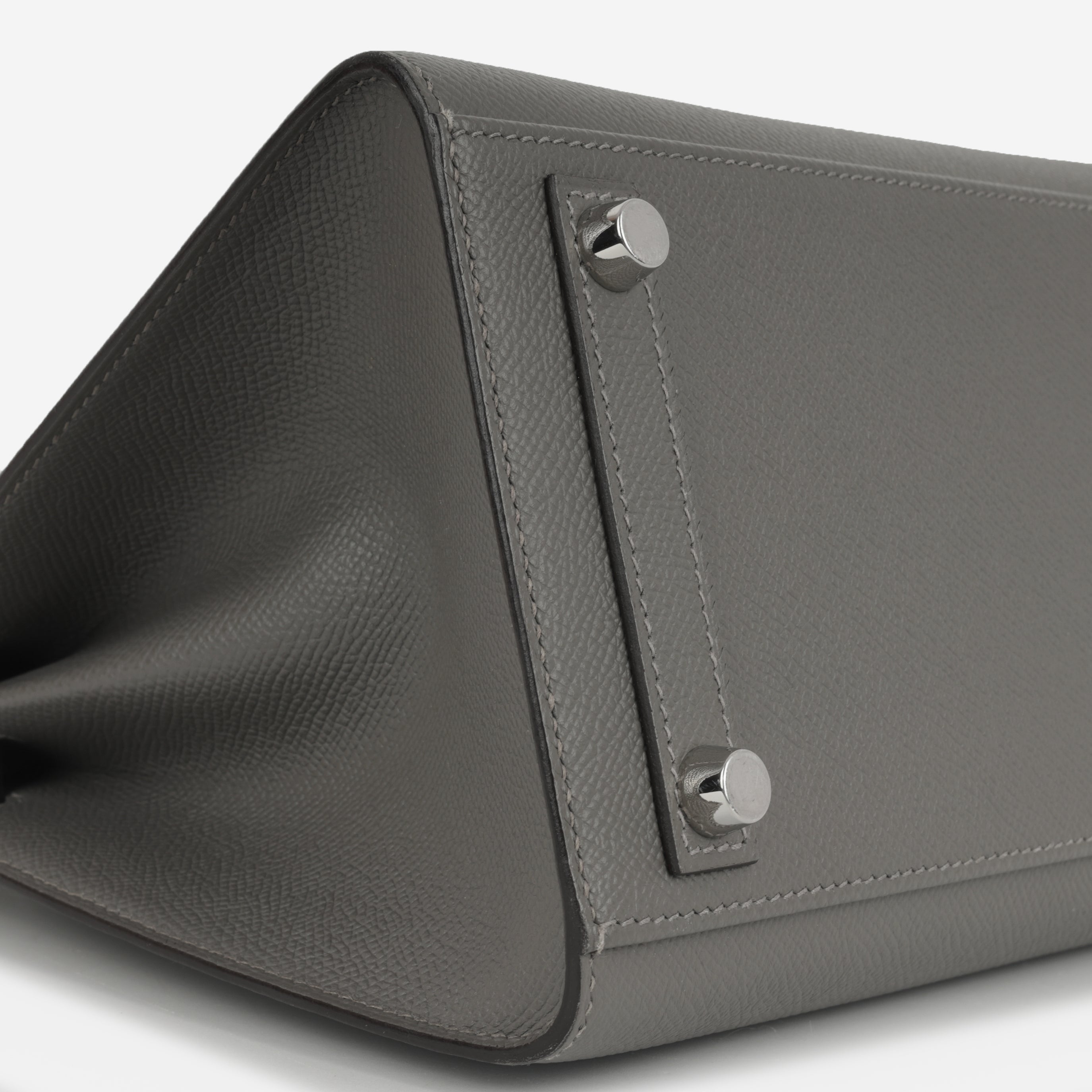Hermès Birkin 25 Sellier - Gris Meyer Epsom | Palladium Hardware