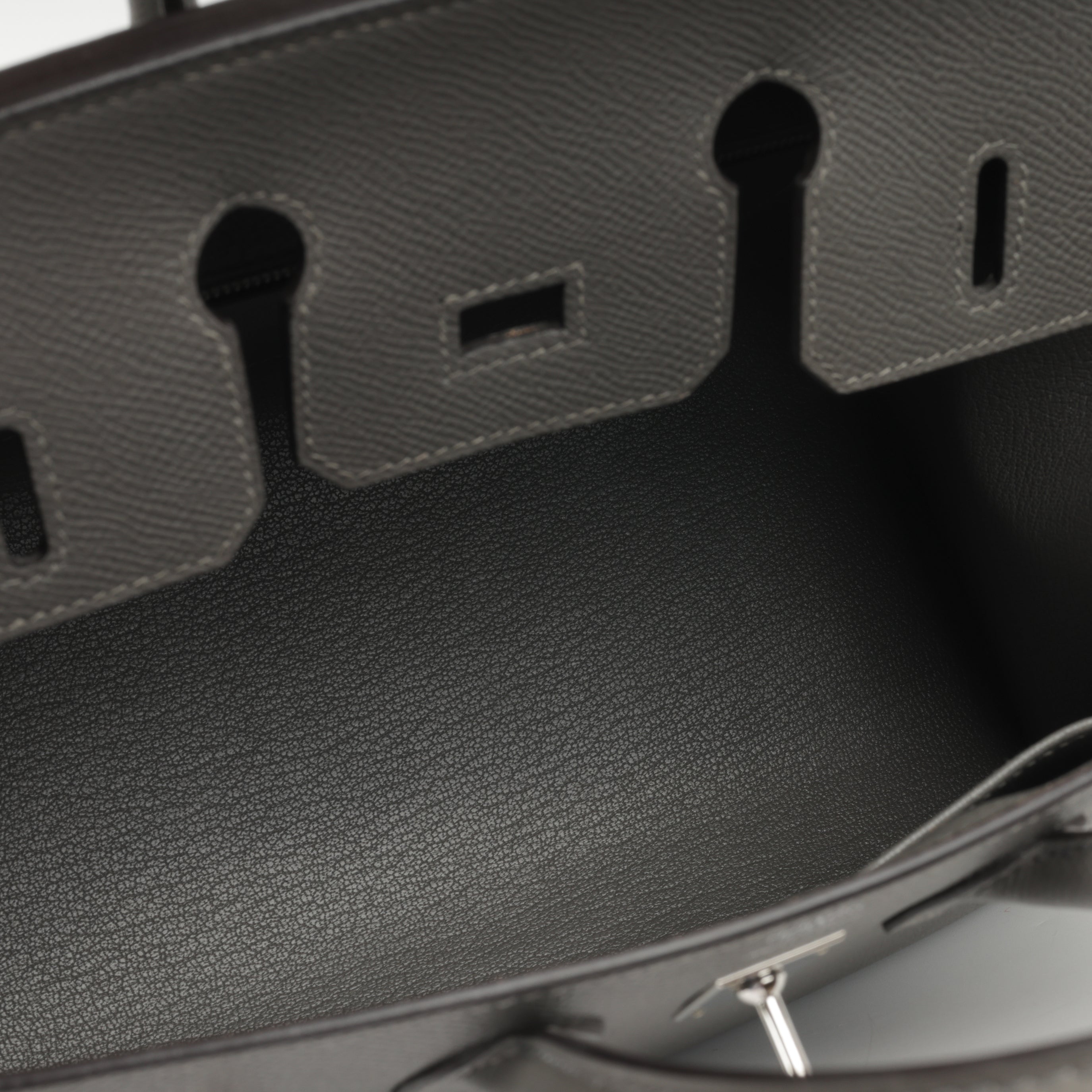 Hermès Birkin 25 Sellier - Gris Meyer Epsom | Palladium Hardware