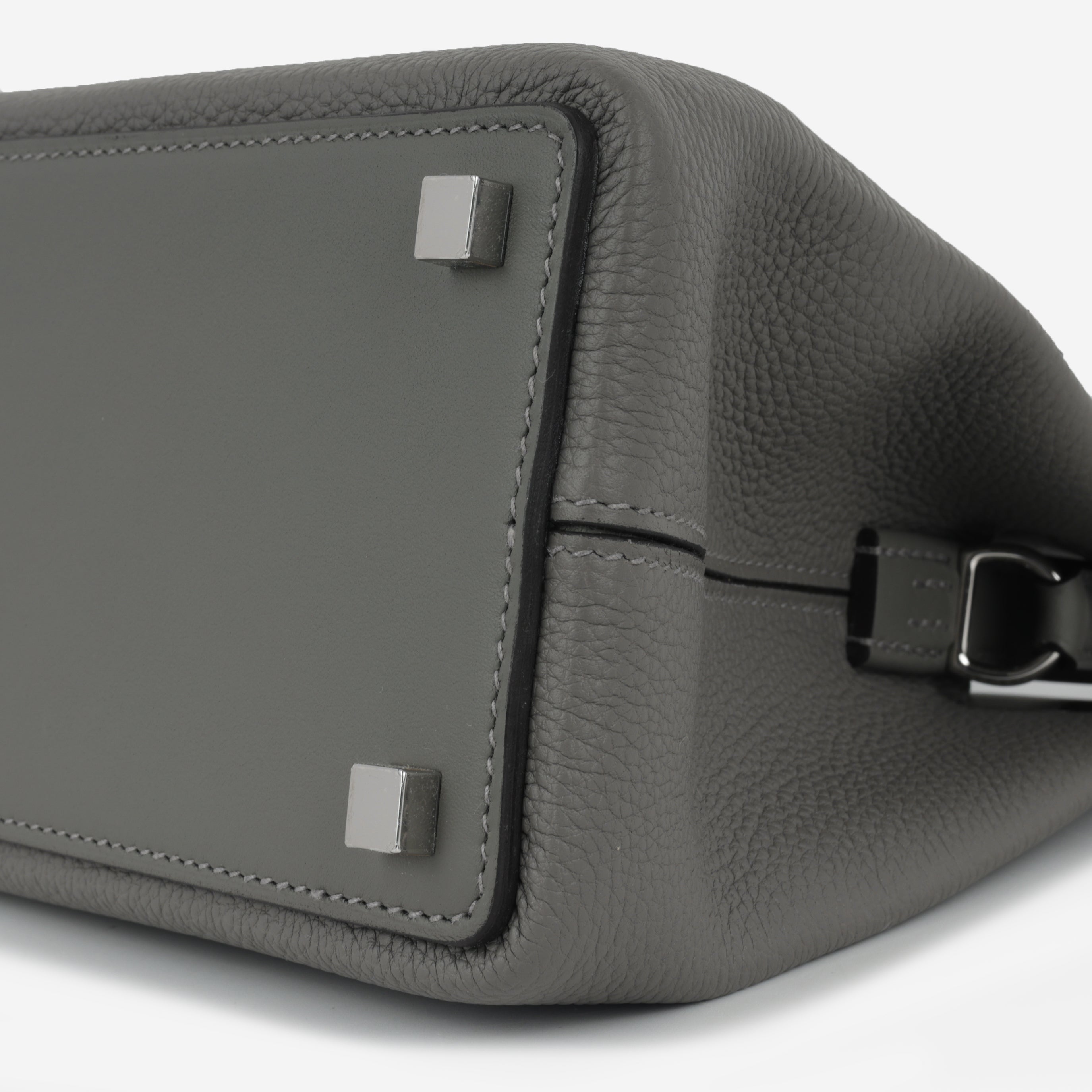 Hermès Medor Bag - Gris Meyer Togo / Swift | Palladium Harware
