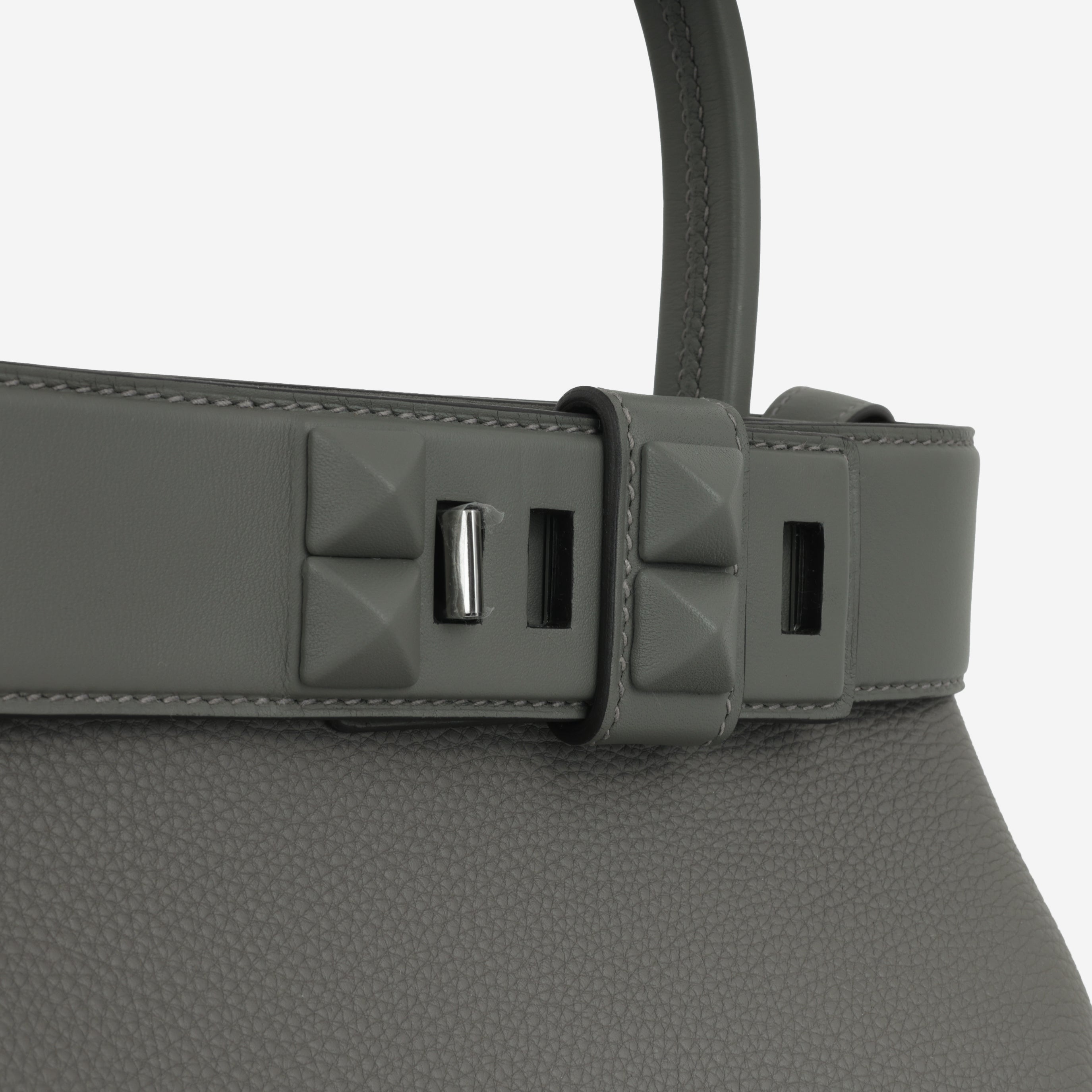 Hermès Medor Bag - Gris Meyer Togo / Swift | Palladium Harware