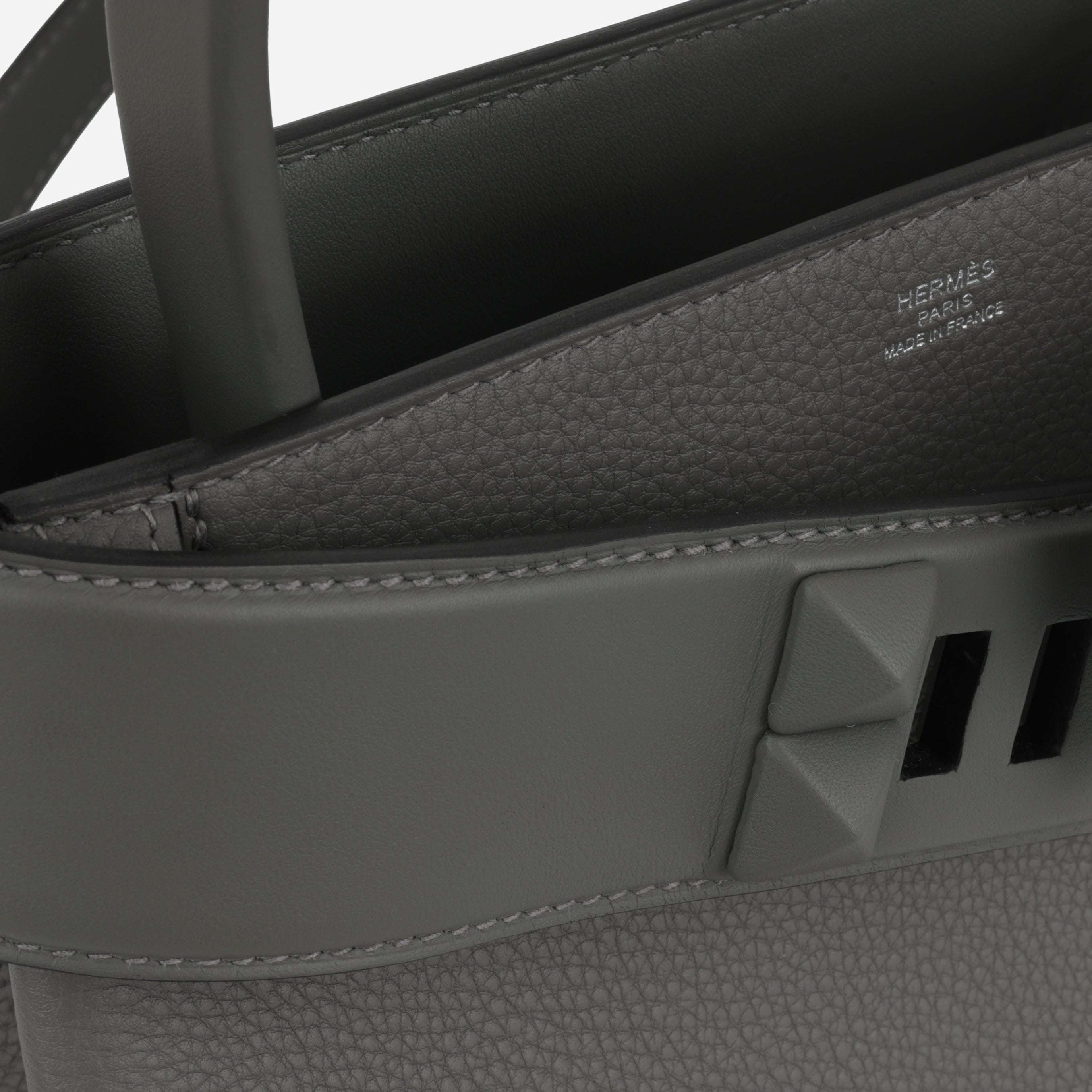 Hermès Medor Bag - Gris Meyer Togo / Swift | Palladium Harware