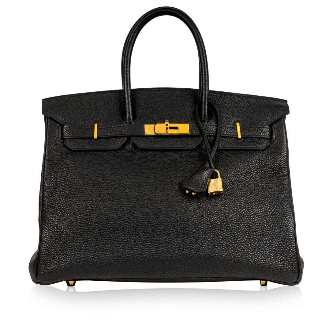 Birkin 35 - Black Togo - GHW
