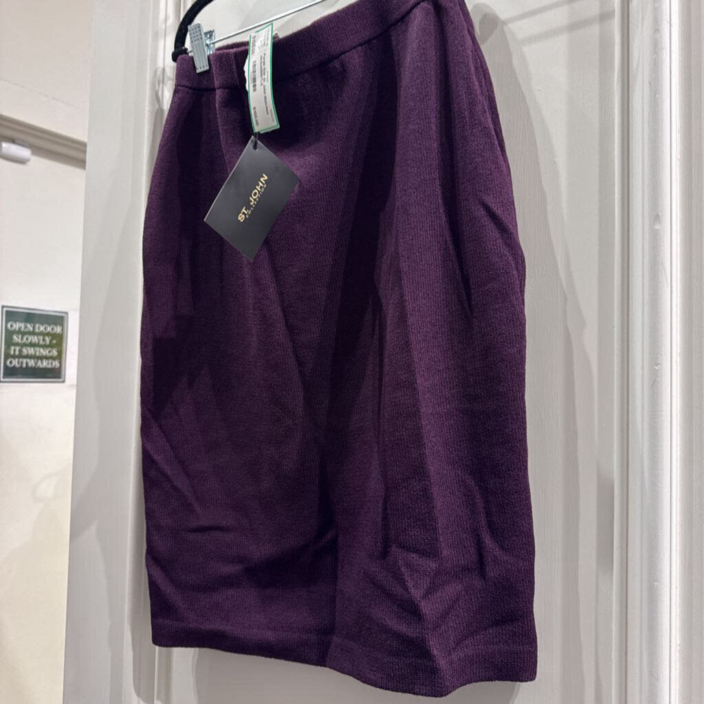 Purple Knit St. John Matches Jacket(NWT)