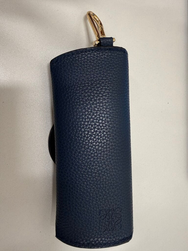 62mm Anagram Cat-Eye Sunglasses (Retail $420) w/ Blue Leather Case
