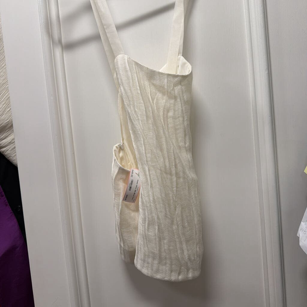 White Silk Blend Top