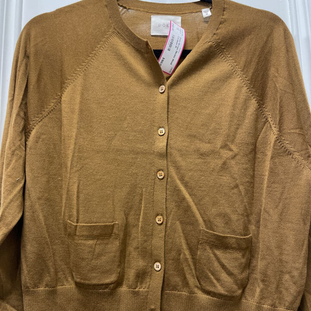Brown Merino Wool Cardigan