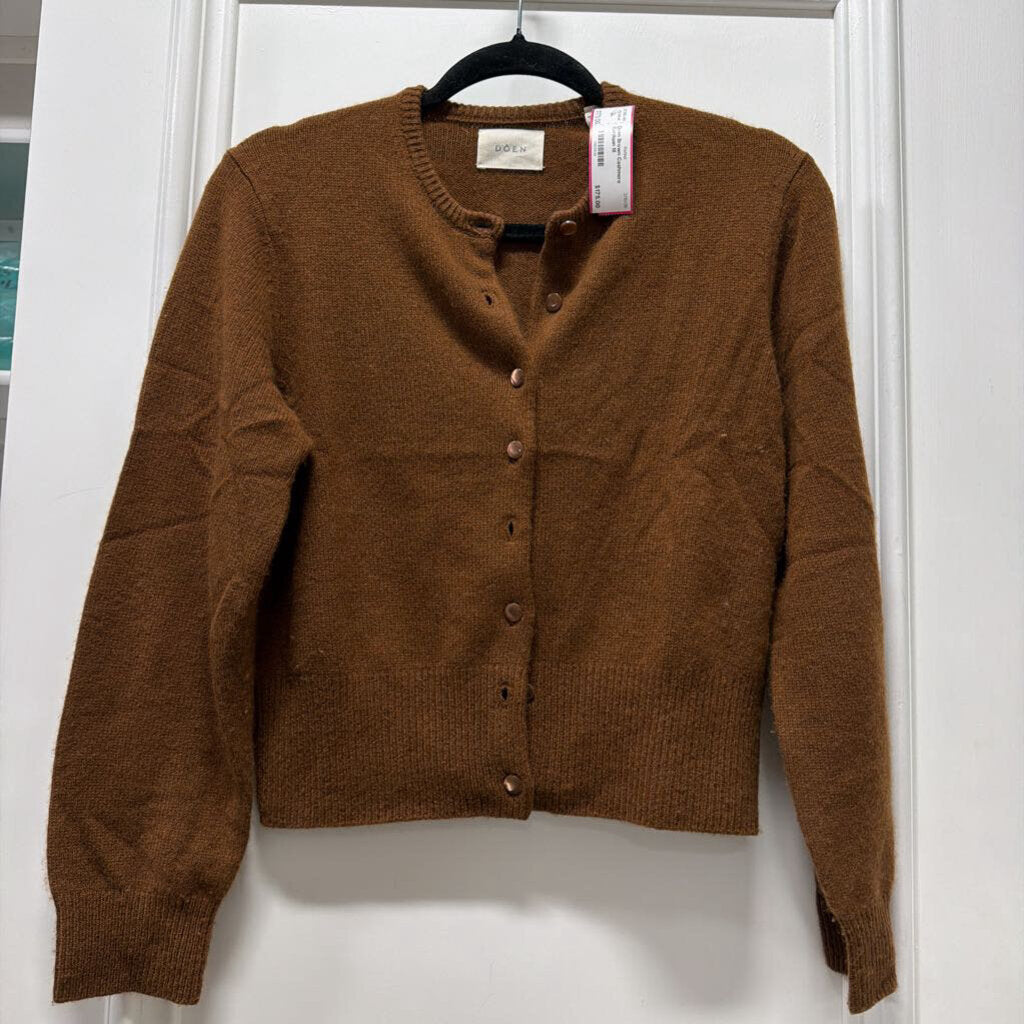 Brown Cashmere Cardigan