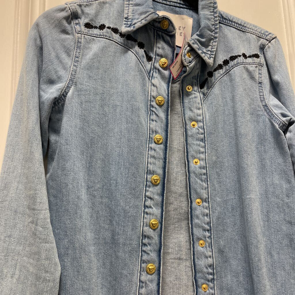 Light Washed Denim Button Down