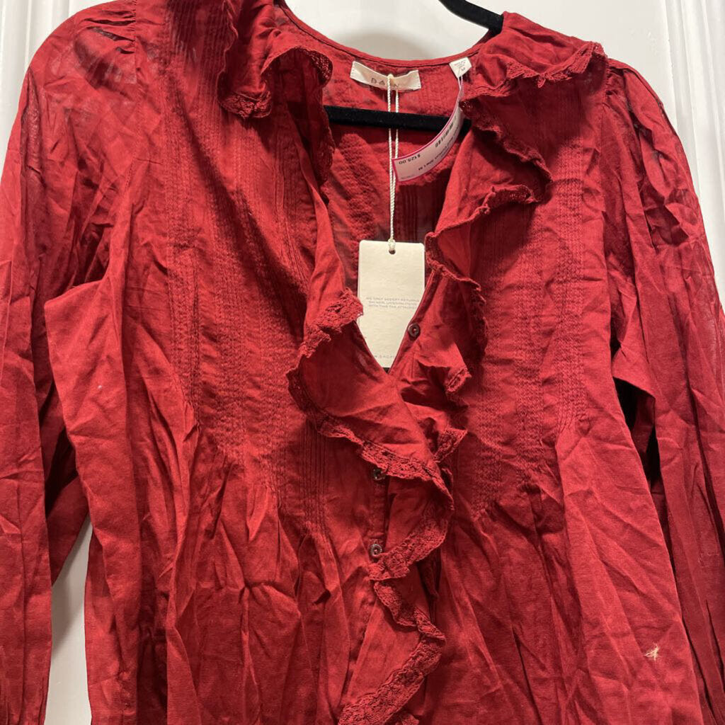 Red Cotton Shirt