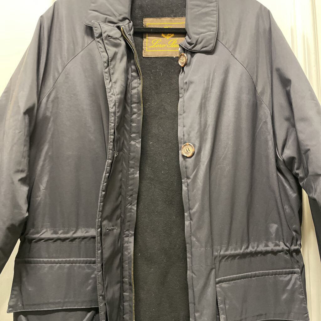 Black Nylon Padded Coat