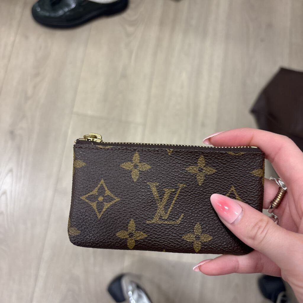 Brown Monogram Keychain Pouch