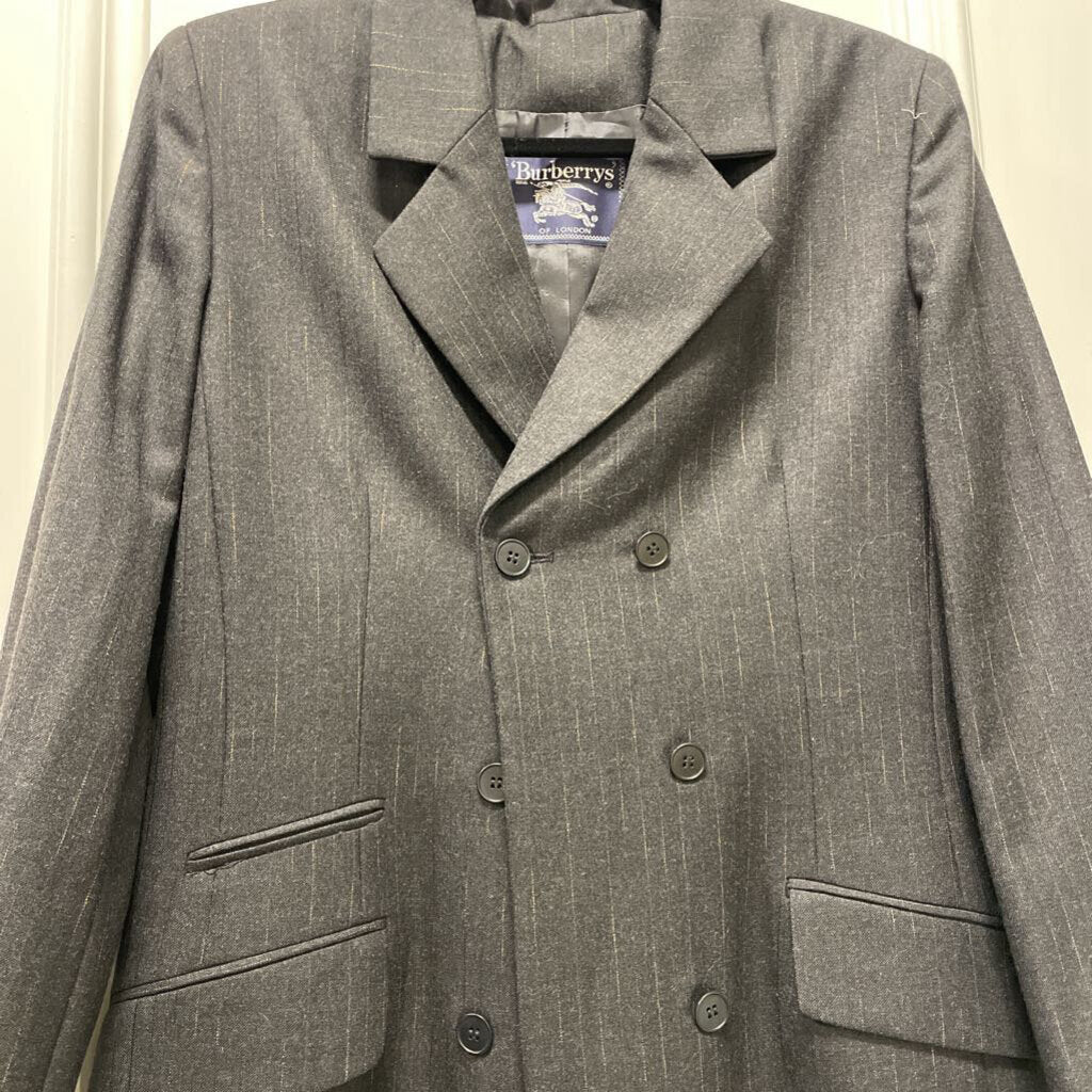 1990's Wool Blend Metallic Pinstripe Blazer
