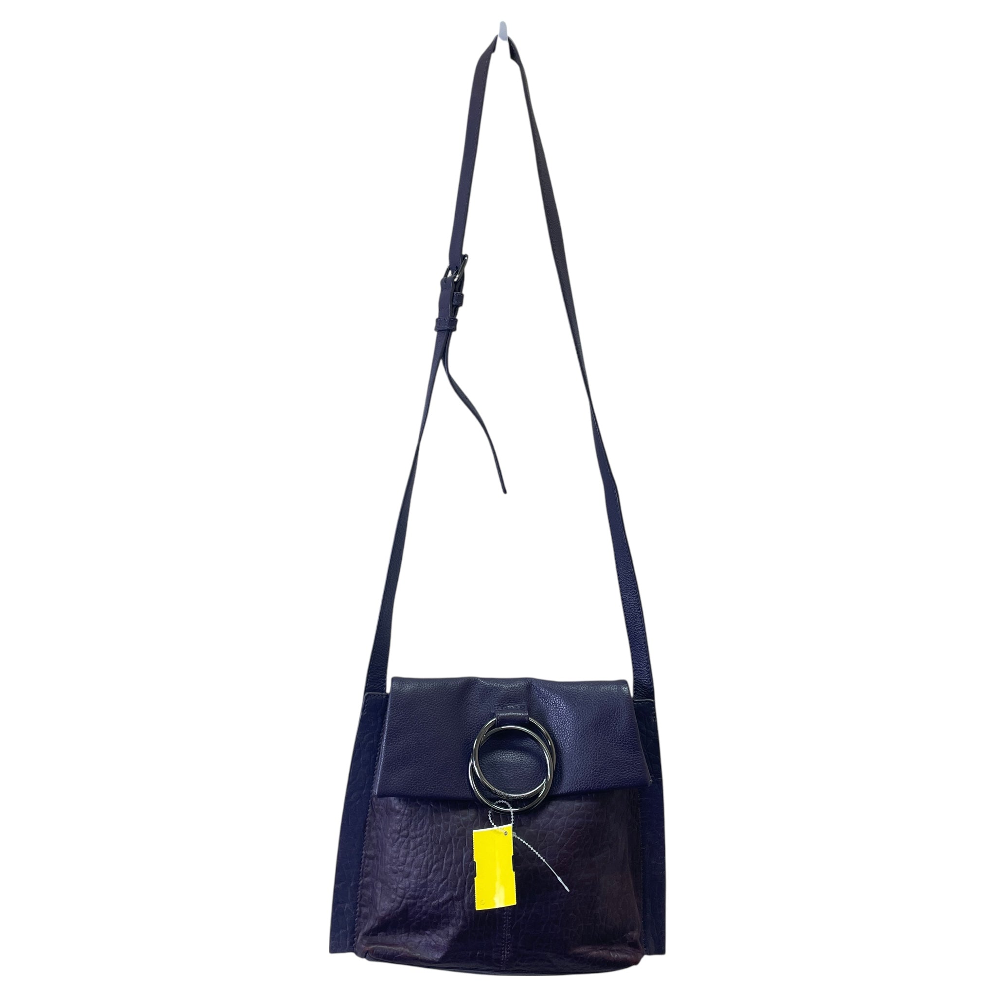 Handbag Leather By Vince Camuto In Purple, Size:Medium