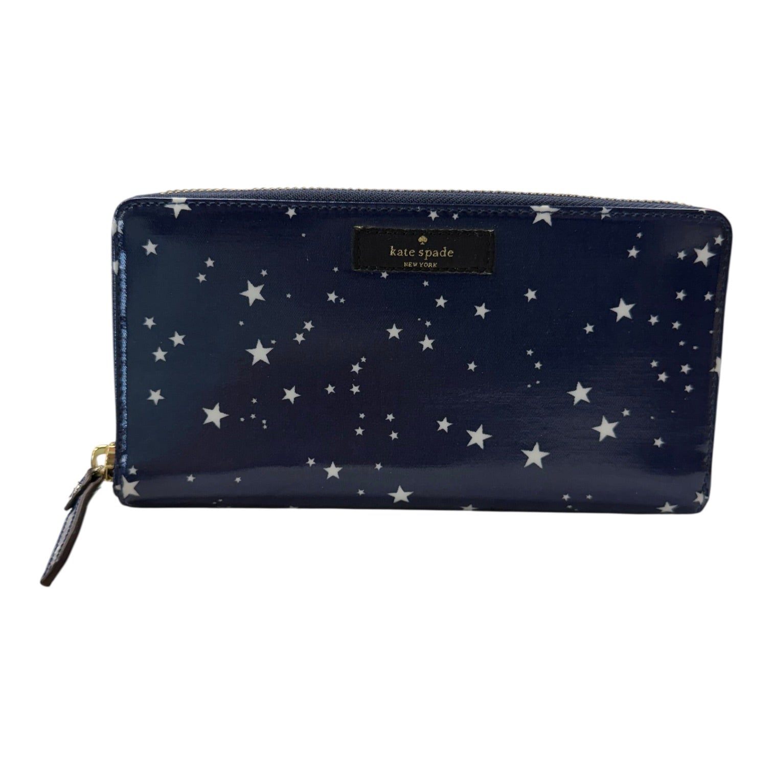 Wallet Designer By Kate Spade In Blue & White, Size:Medium