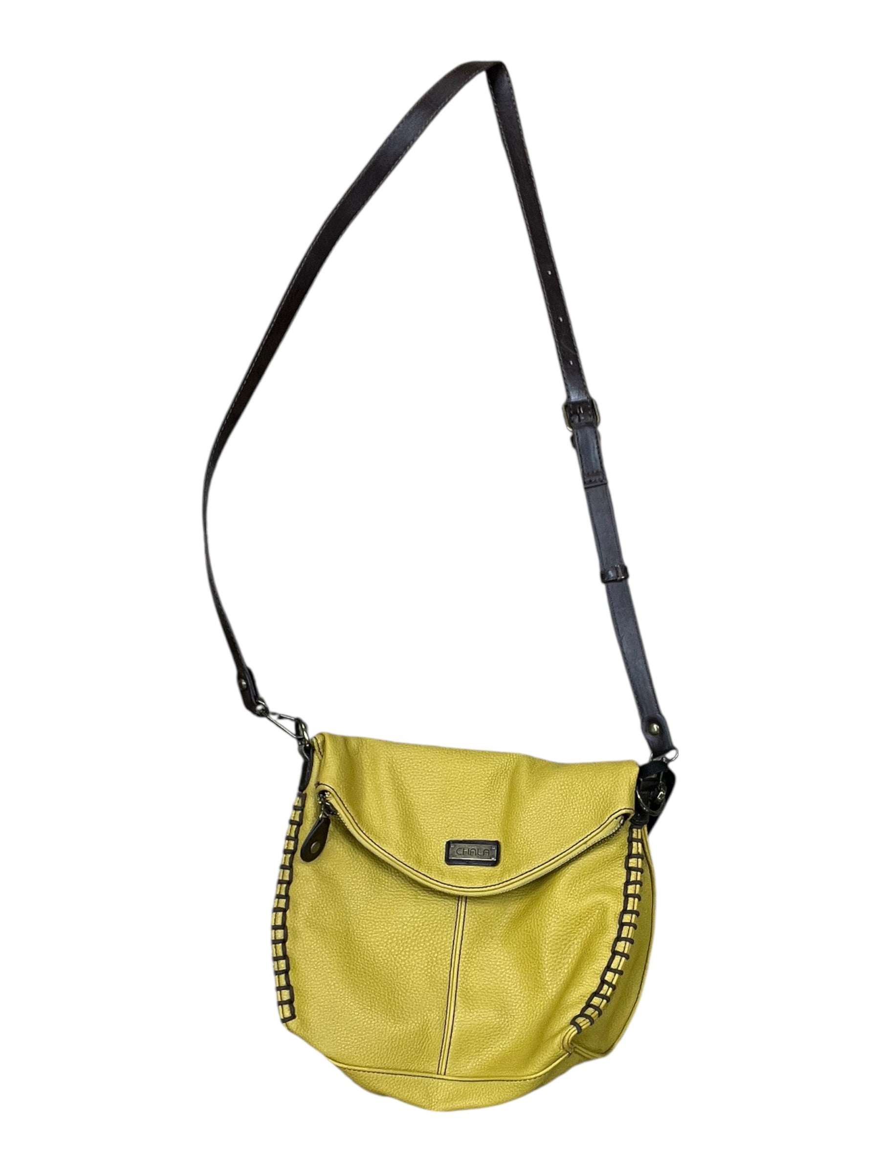 Crossbody By Clothes Mentor In Yellow, Size:Small