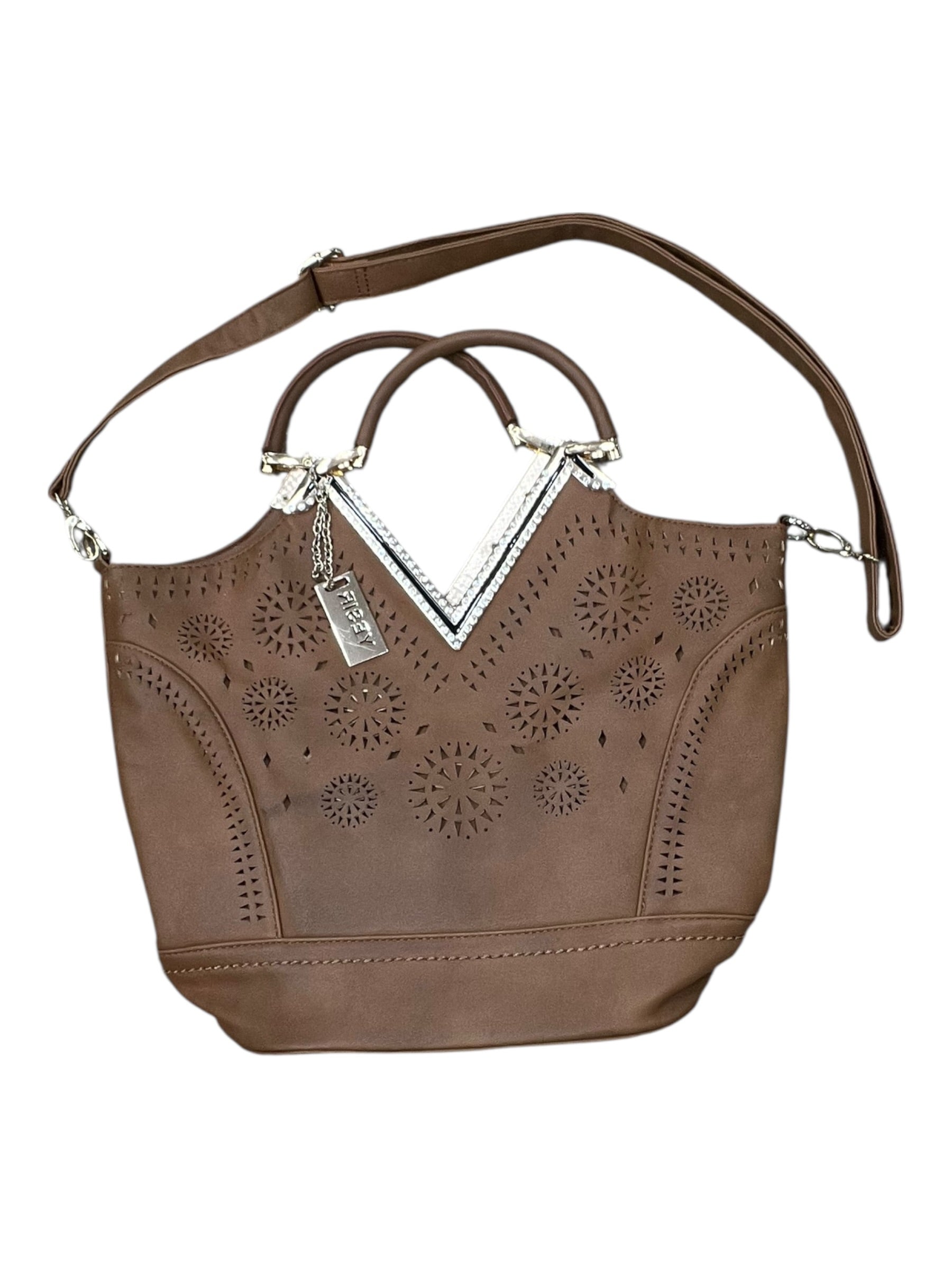 Handbag By Clothes Mentor In Brown, Size:Large