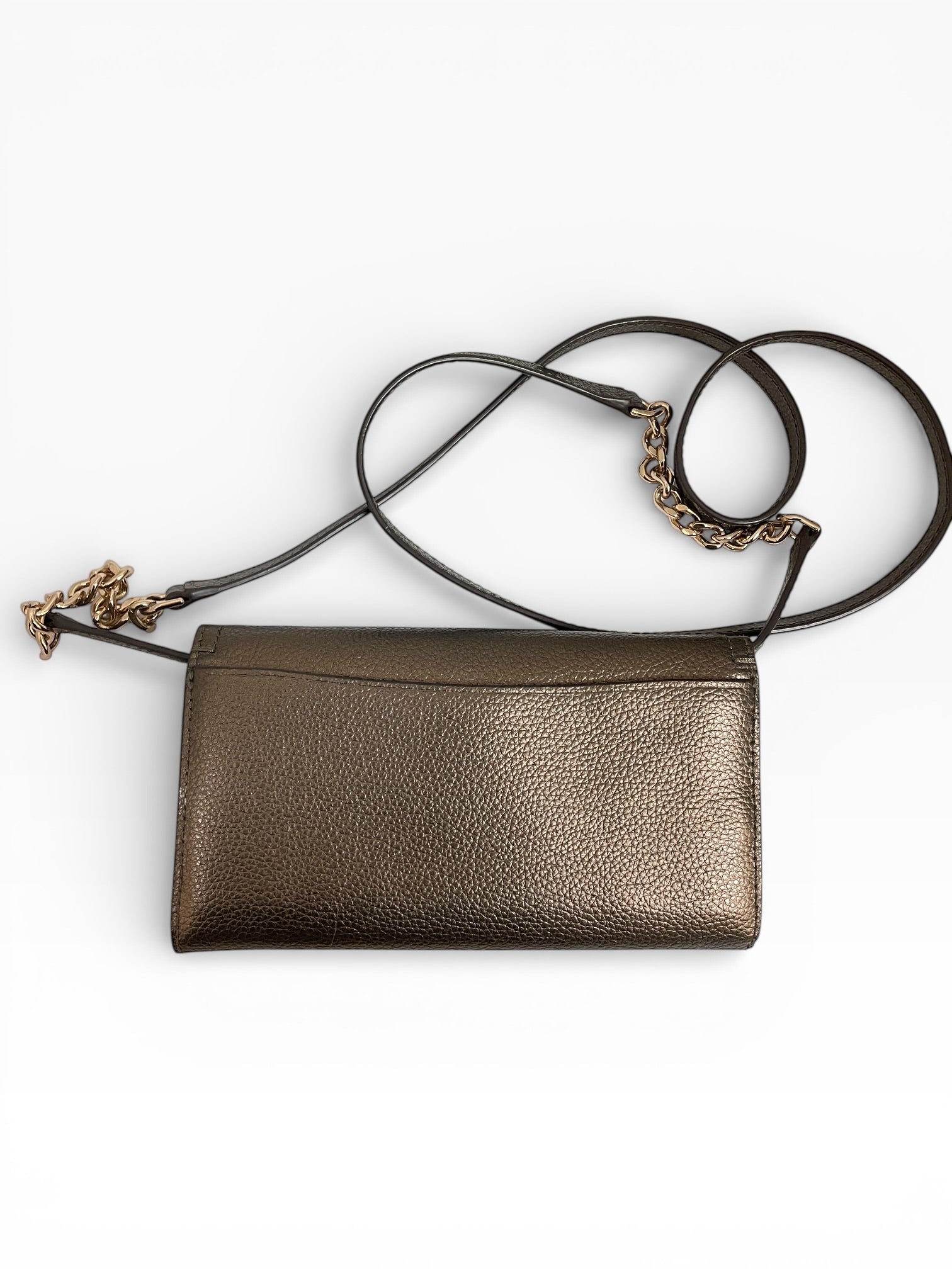 Crossbody Designer By Kate Spade In Bronze, Size:Small