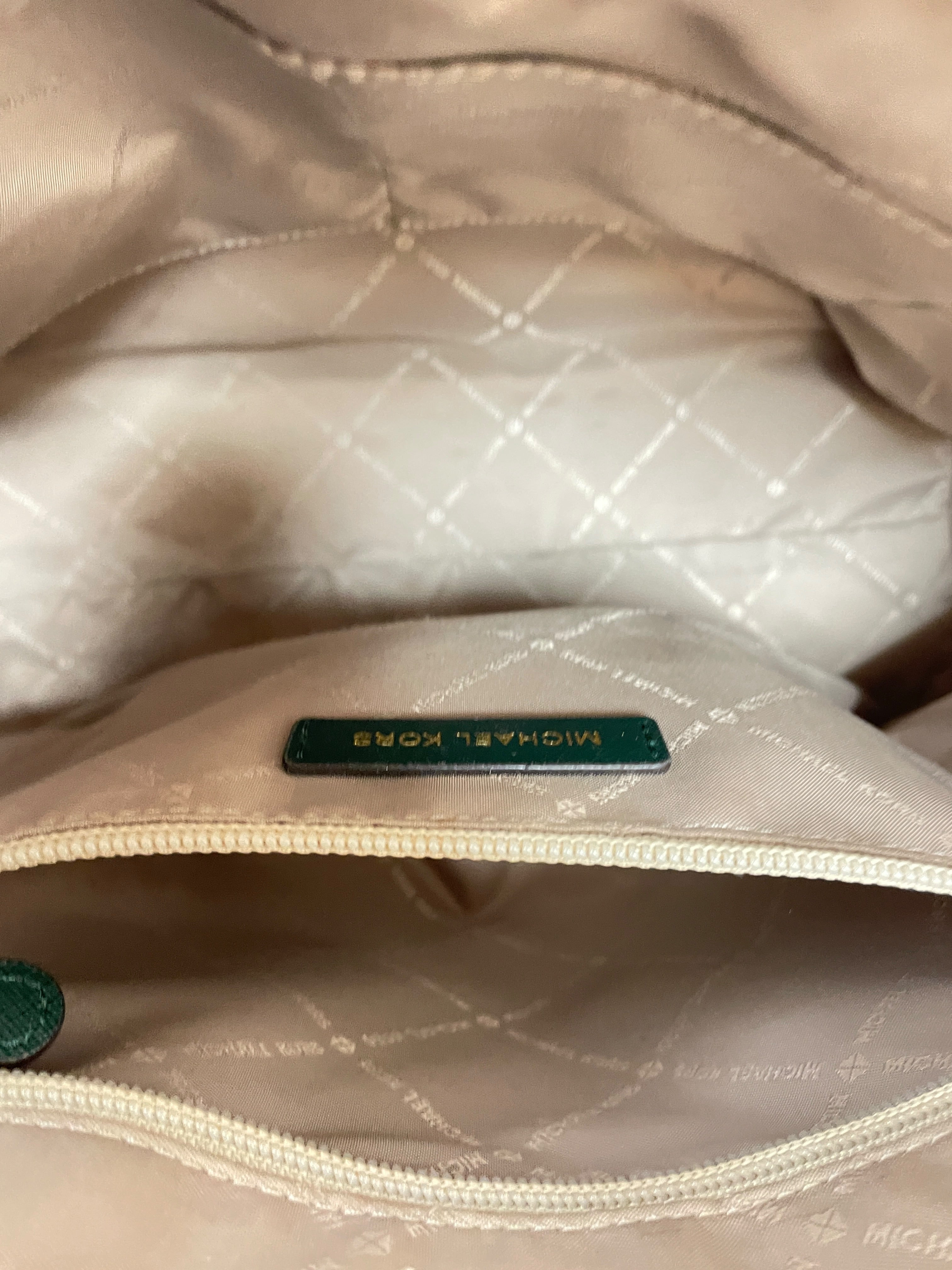 Handbag Designer By Michael Kors In Green, Size:Large