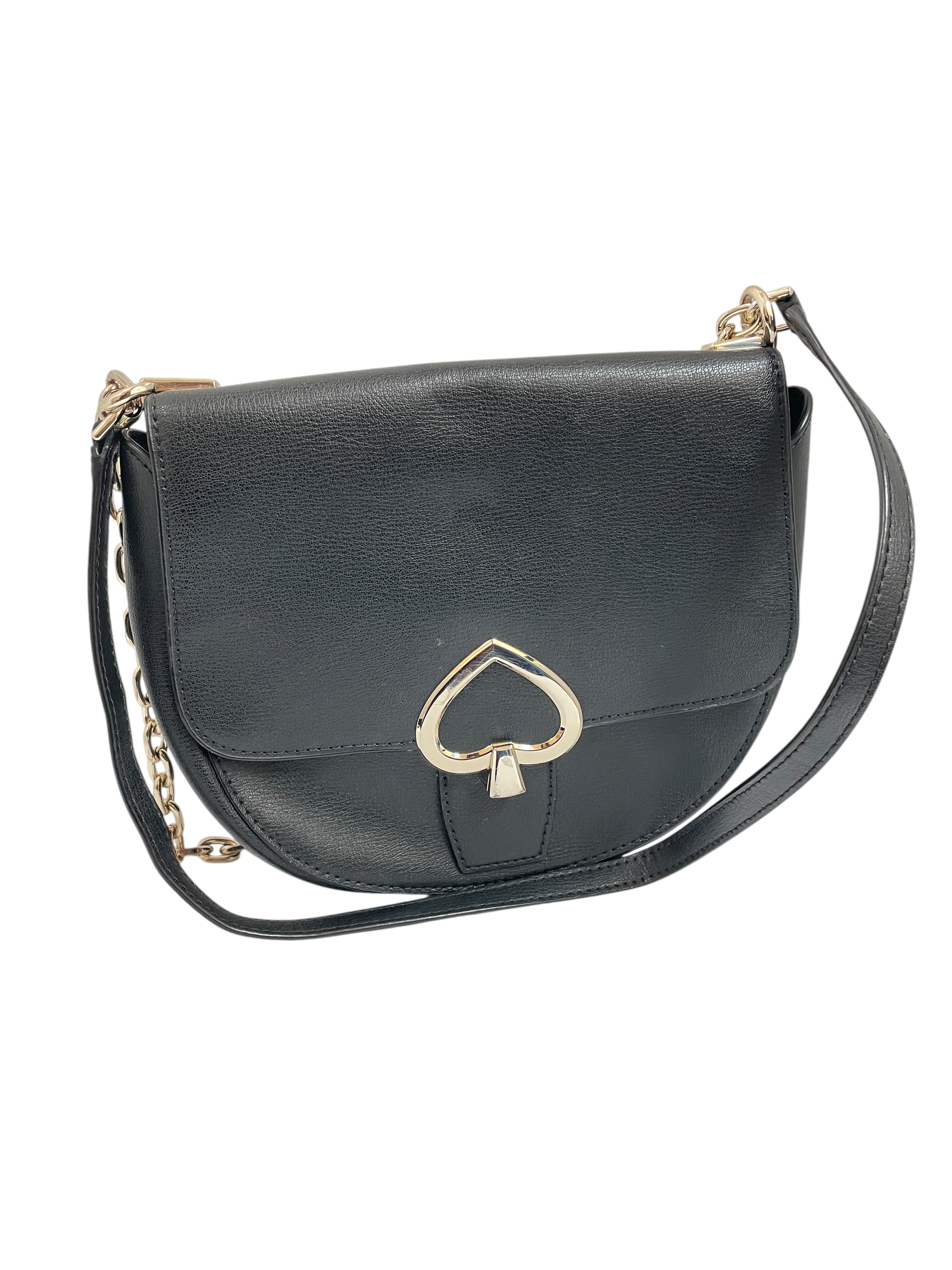 Crossbody Designer By Kate Spade In Black, Size:Small