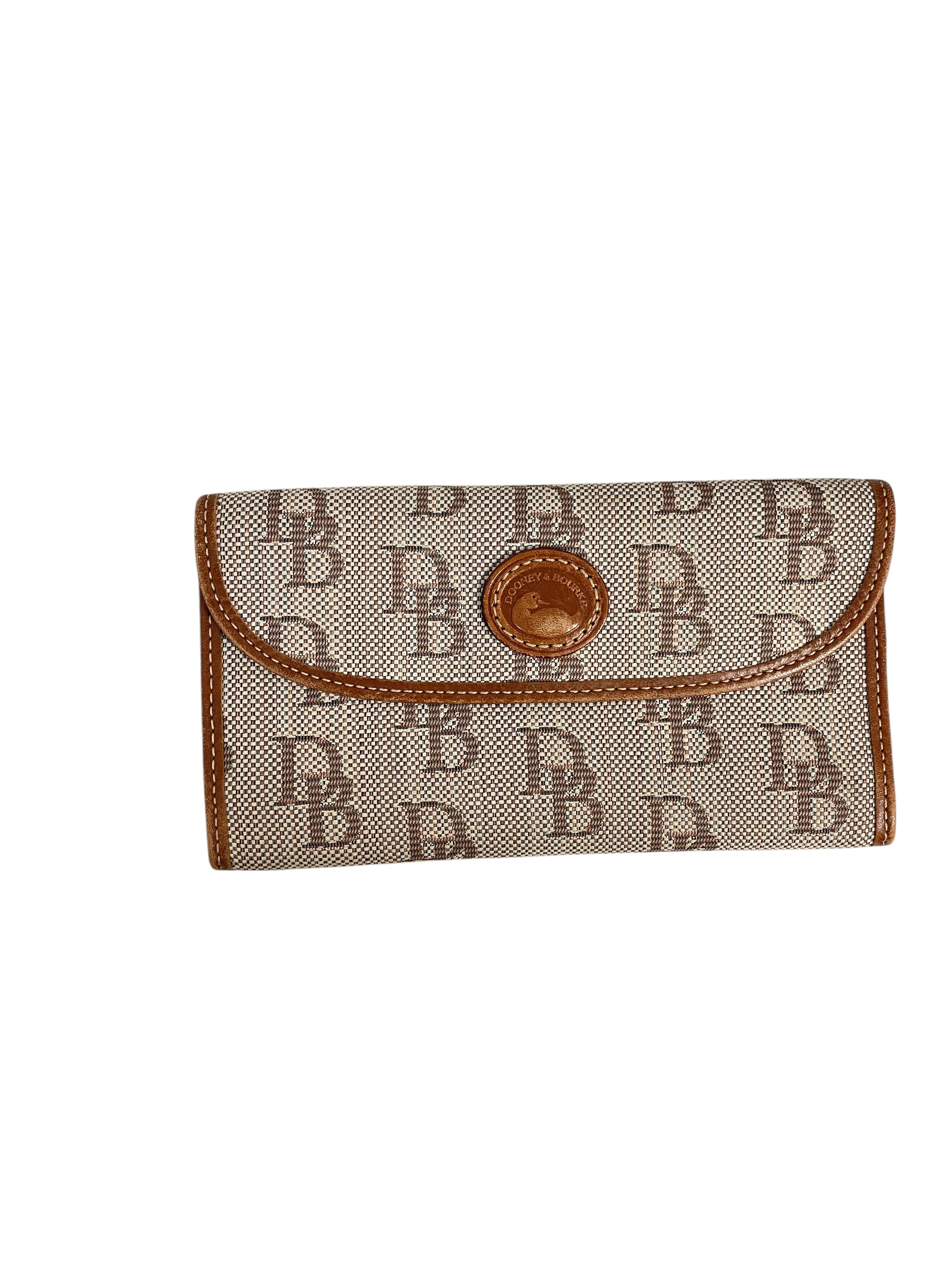 Wallet Designer By Dooney And Bourke In Tan, Size:Medium