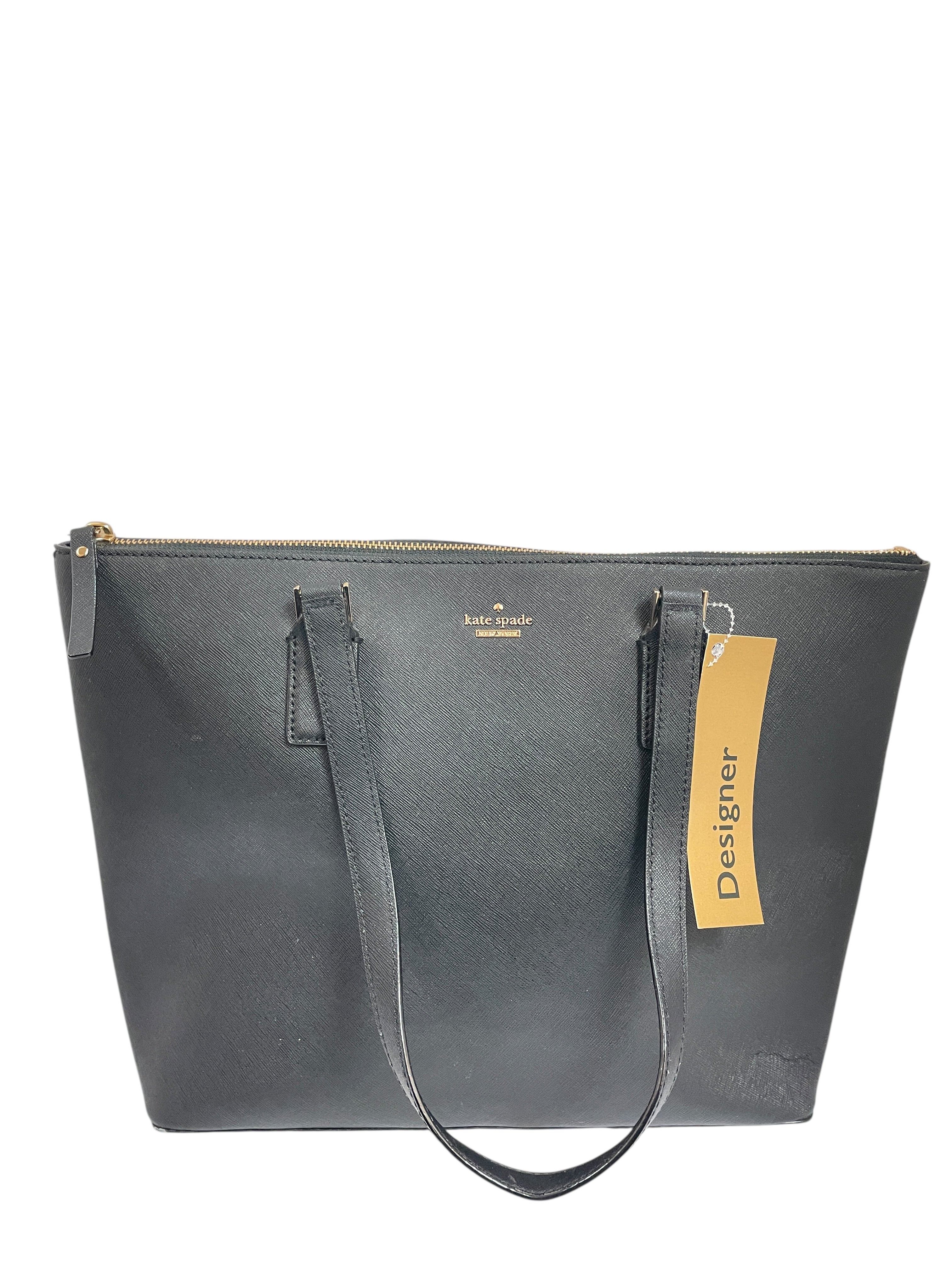 Handbag Designer By Kate Spade In Black, Size:Large