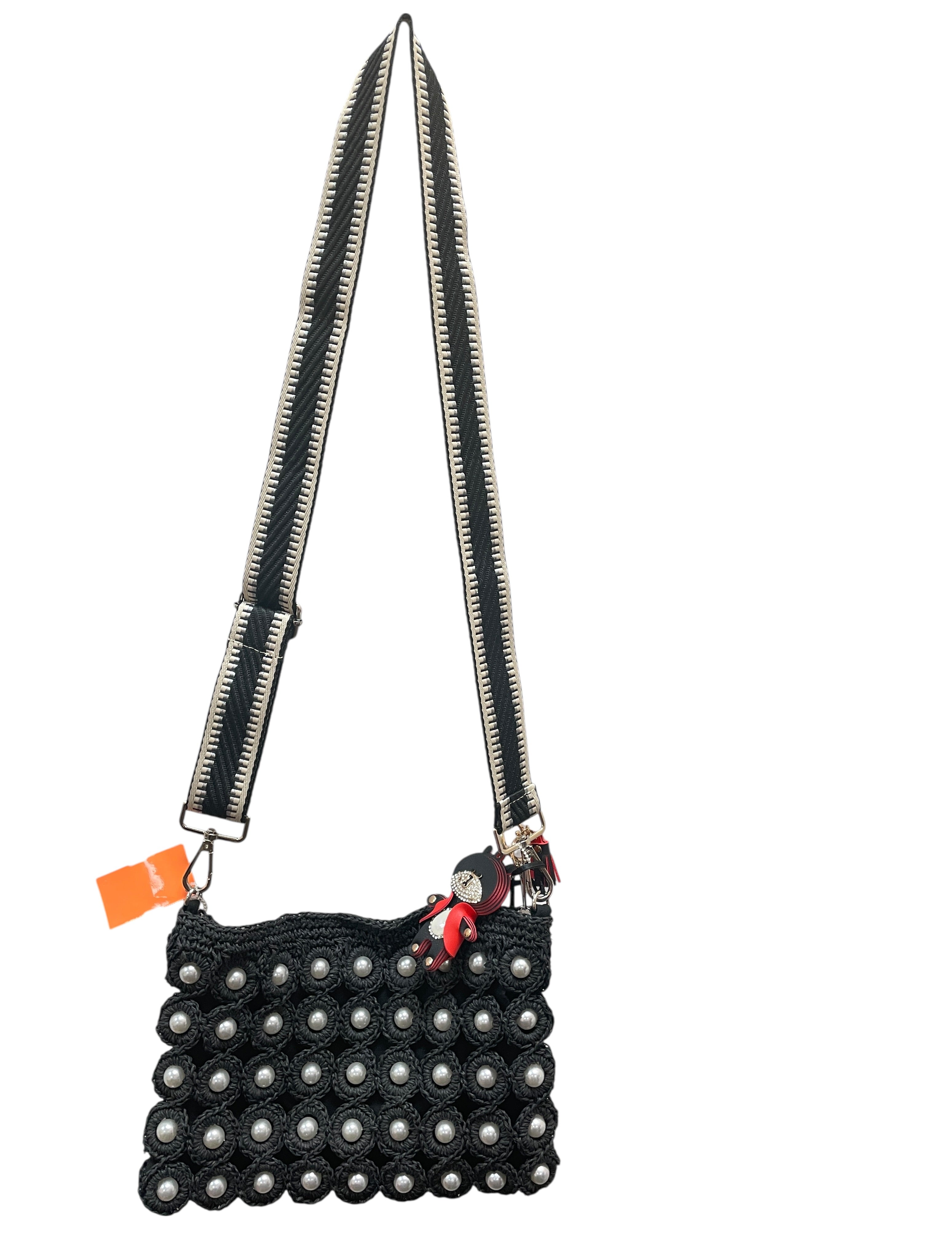 Crossbody By Sharif In Black & White, Size:Small