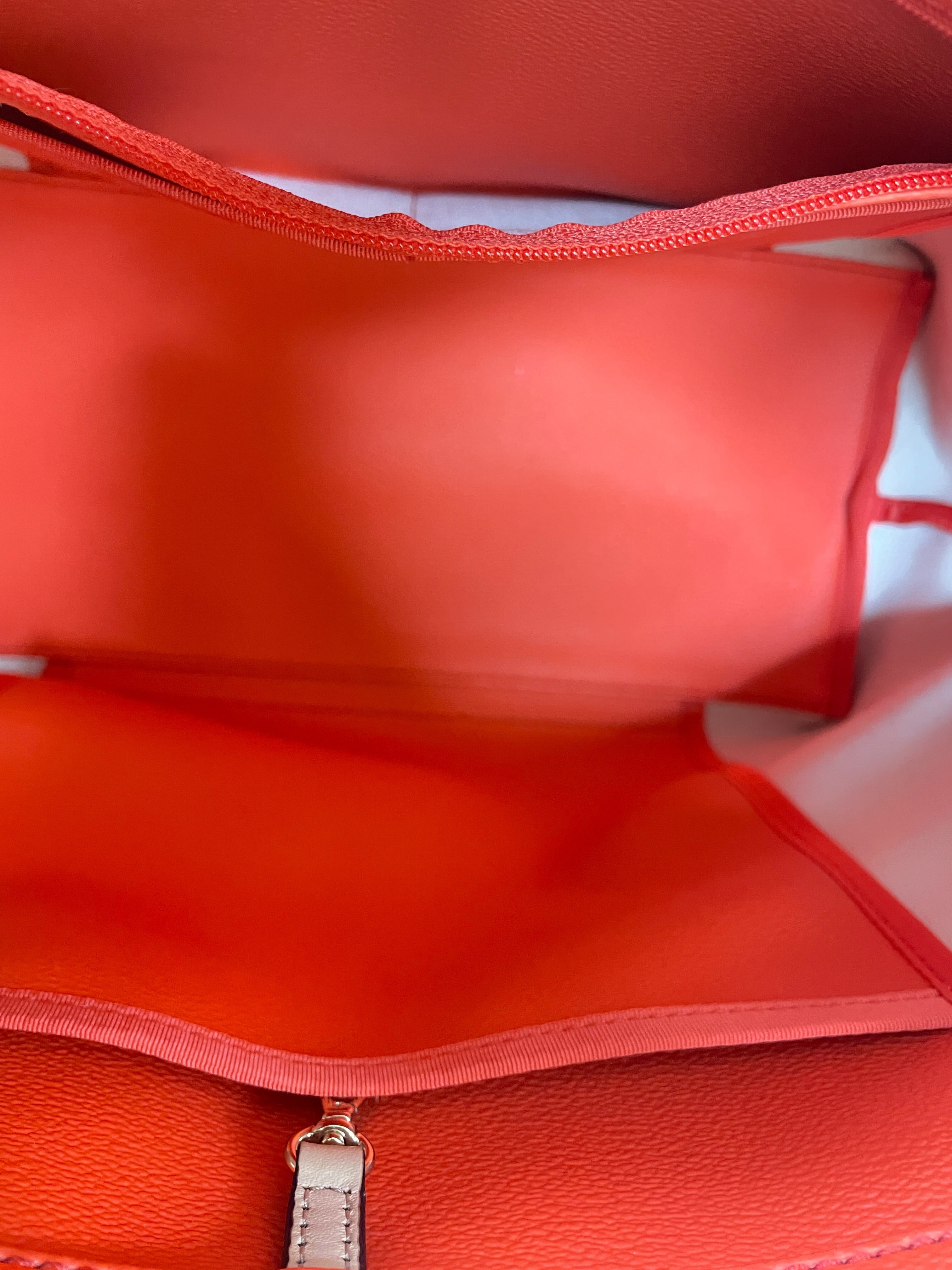 Tote Designer By Kate Spade In Orange, Size:Large