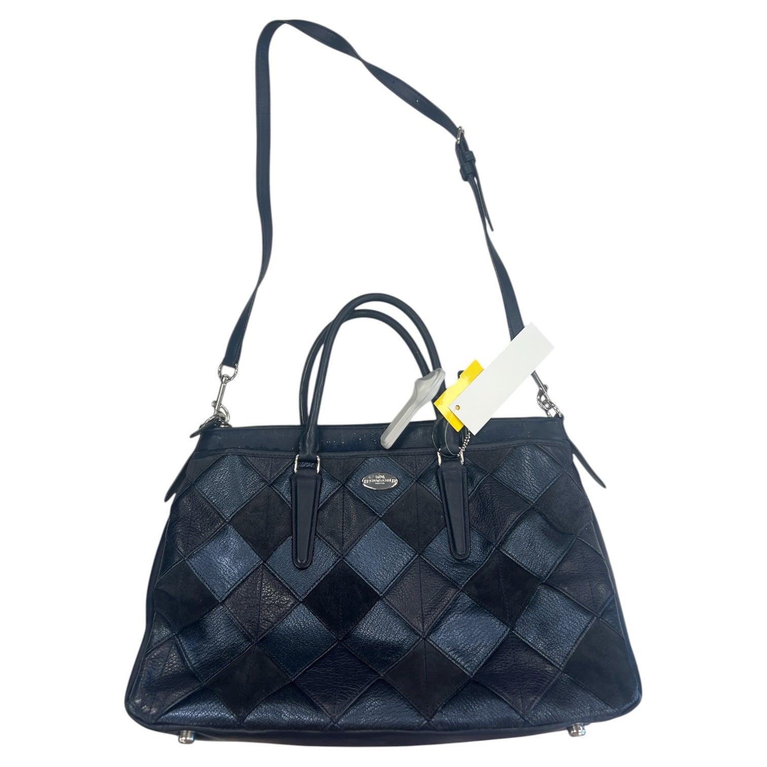 Handbag Designer By Coach In Blue, Size:Large