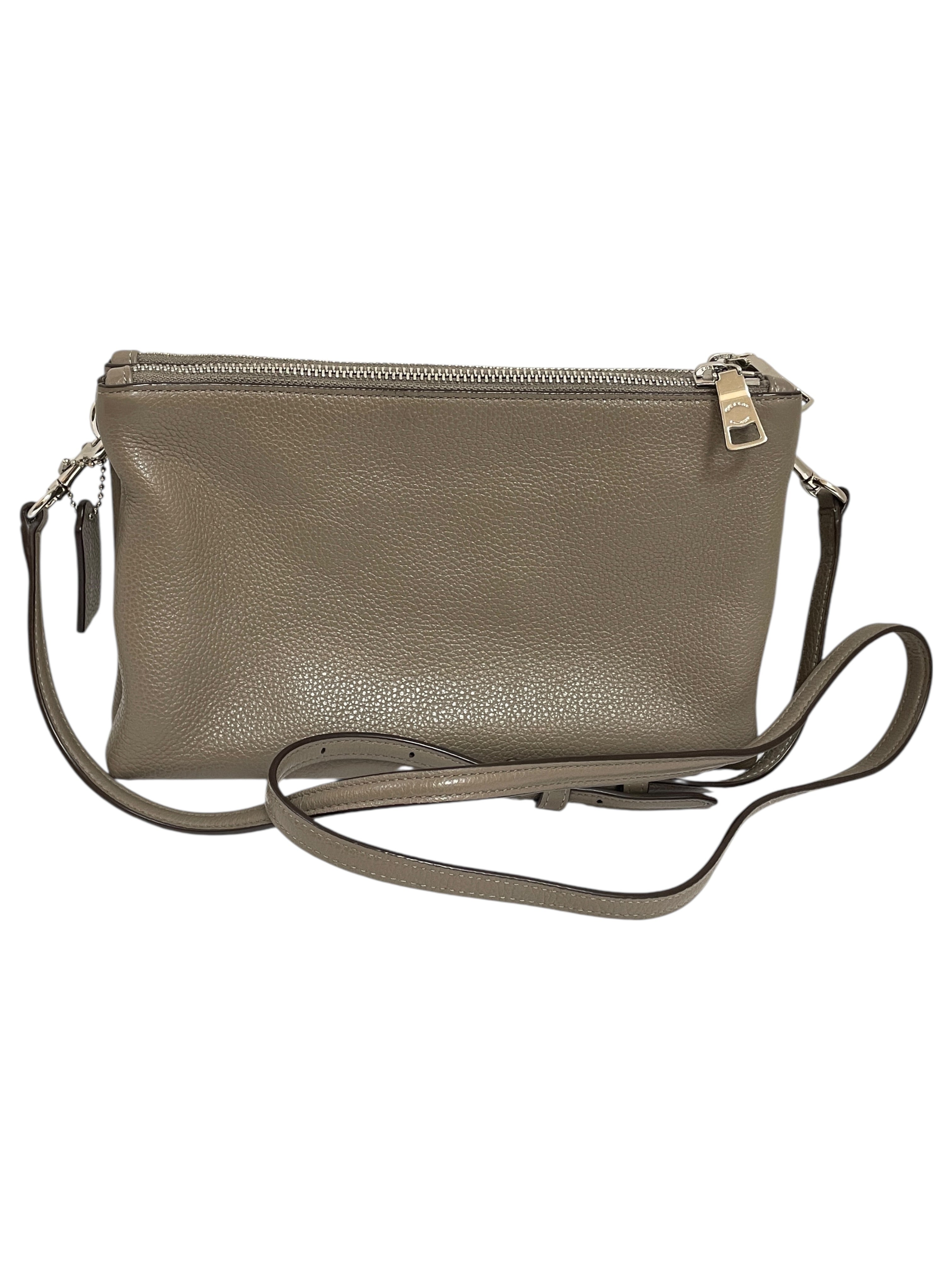 Crossbody Designer By Coach In Beige, Size:Small