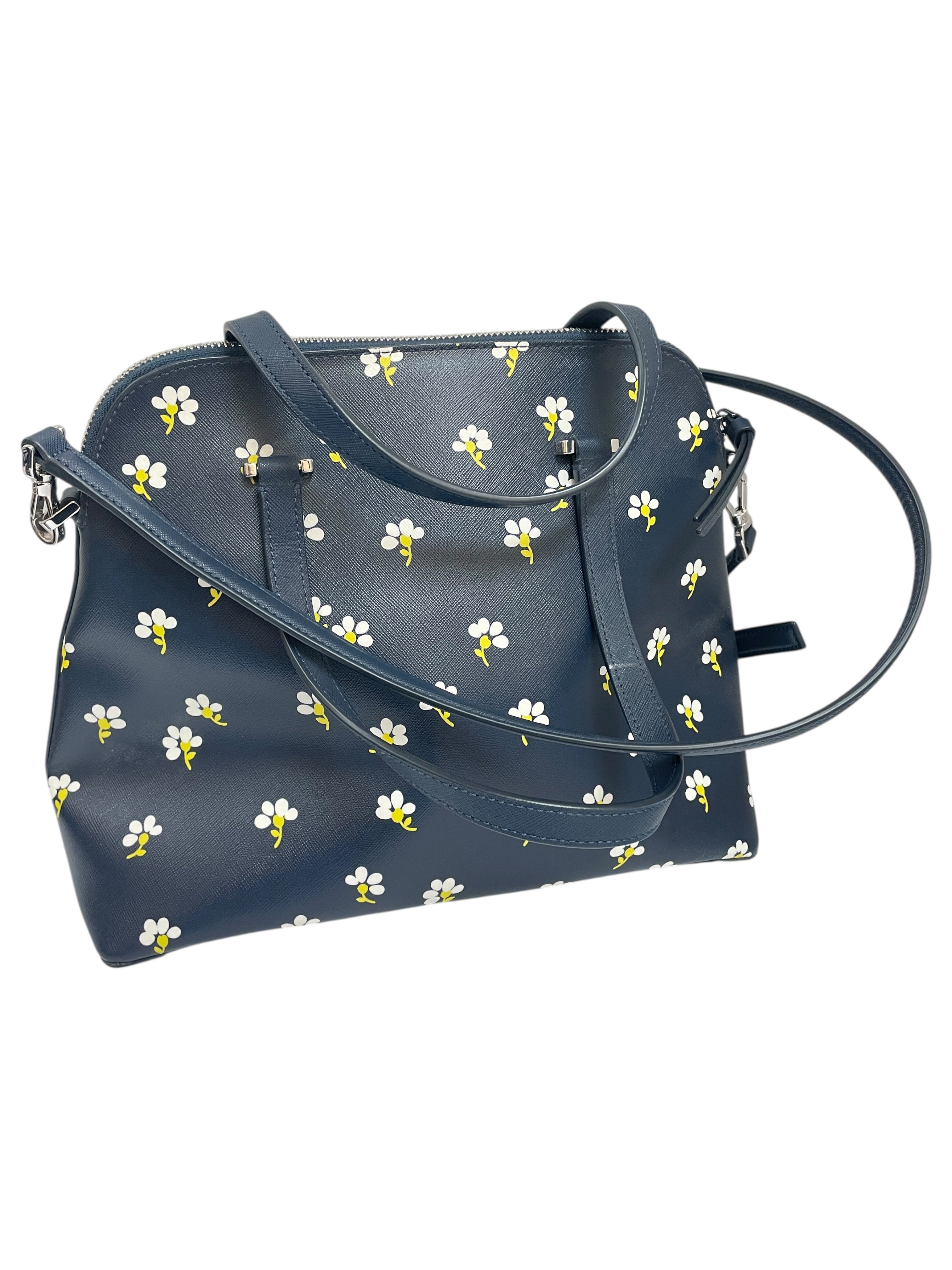 Crossbody Designer By Kate Spade In Floral Print, Size:Medium