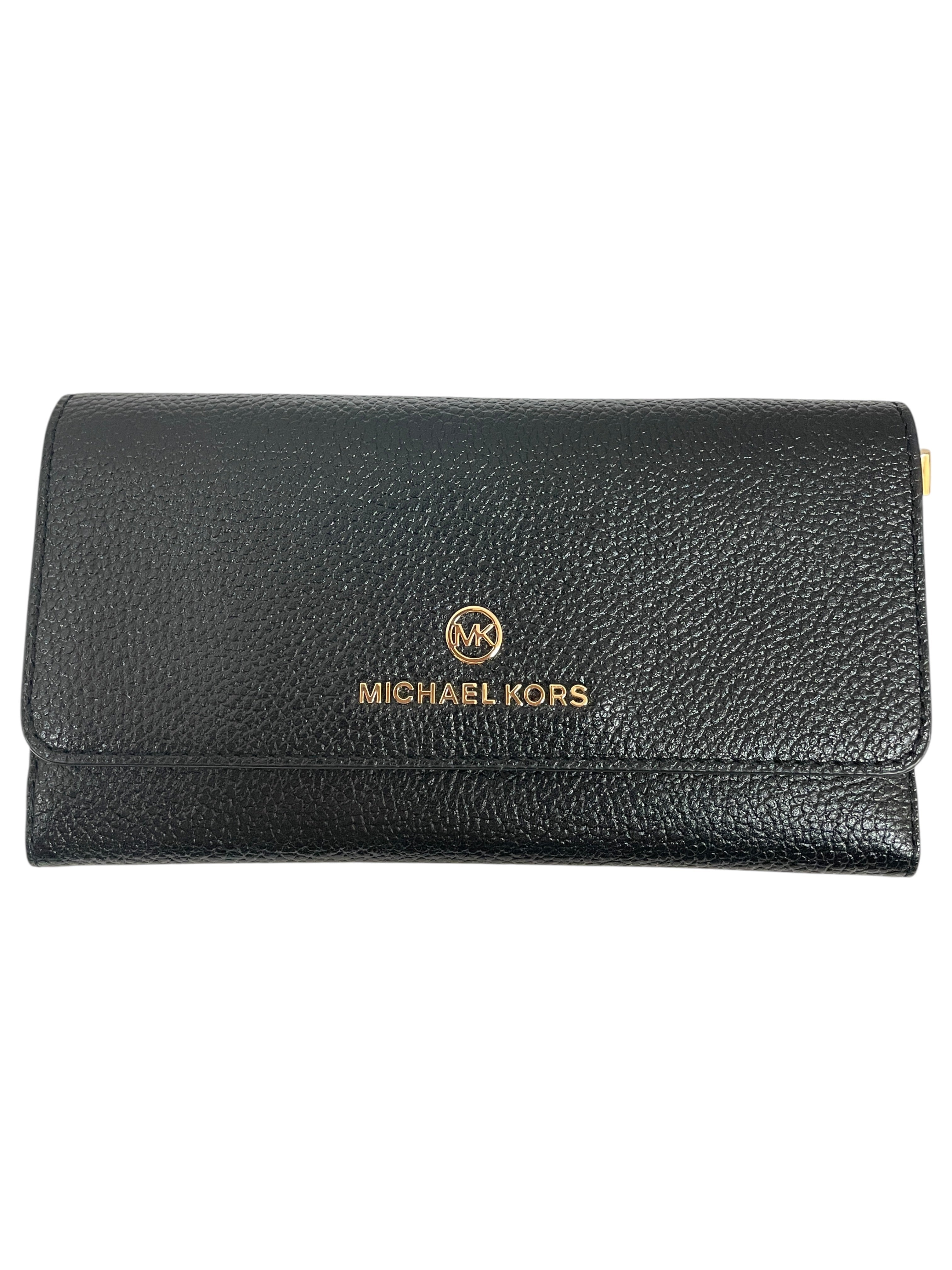 Wallet Designer By Michael Kors In Black, Size:Medium