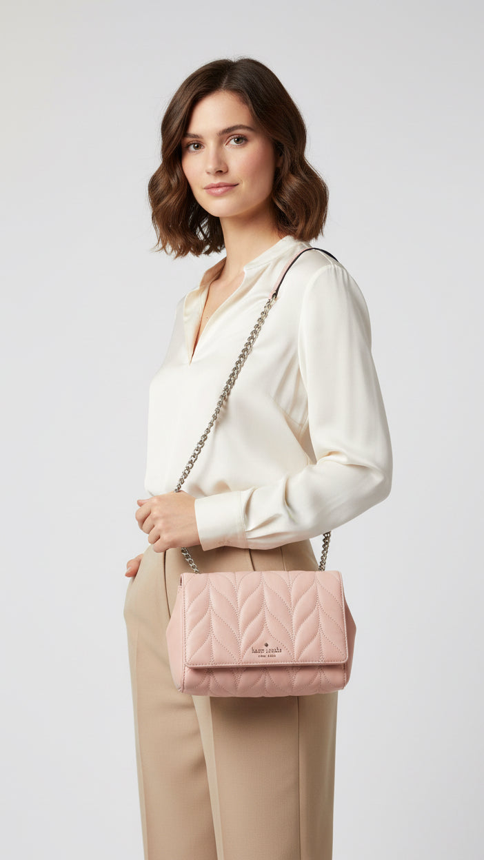Briar Lane Emelyn Quilted Leather Shoulder Bag Designer By Kate Spade, Size: Medium