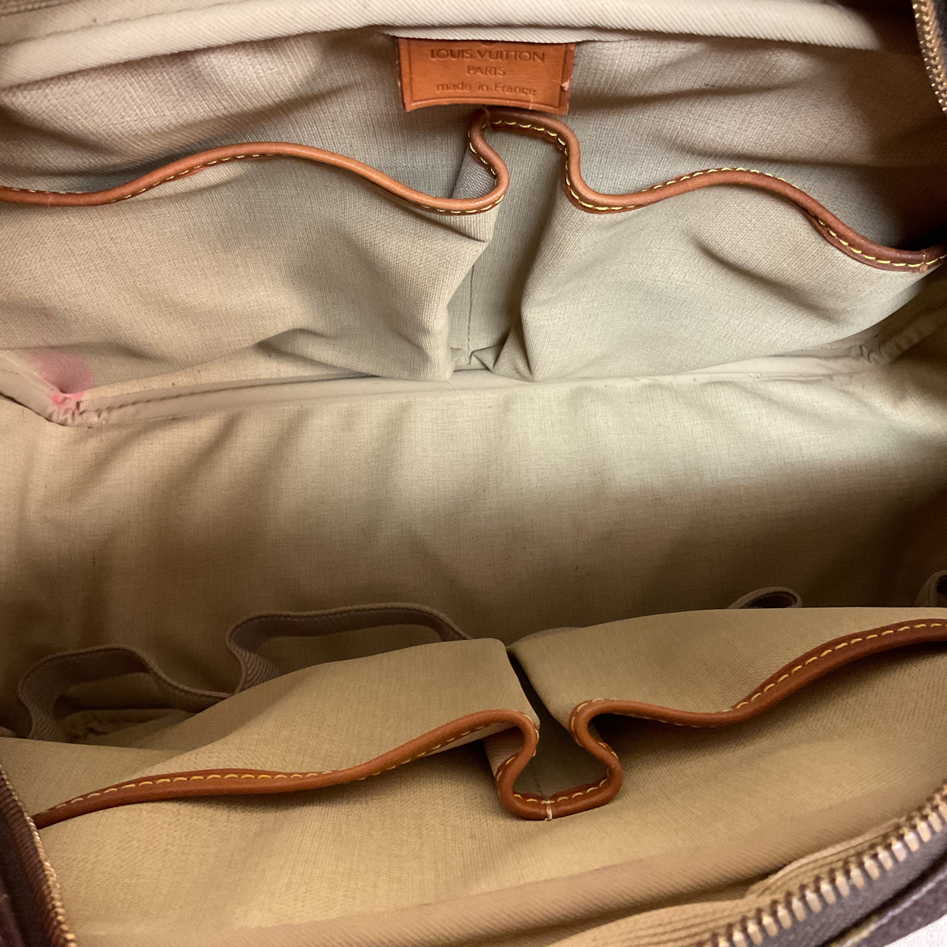 Handbag Luxury Designer By Louis Vuitton In Brown, Size:Medium