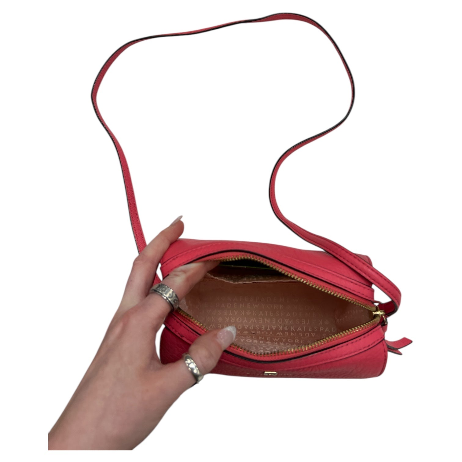 Crossbody Designer By Kate Spade In Pink, Size:Small