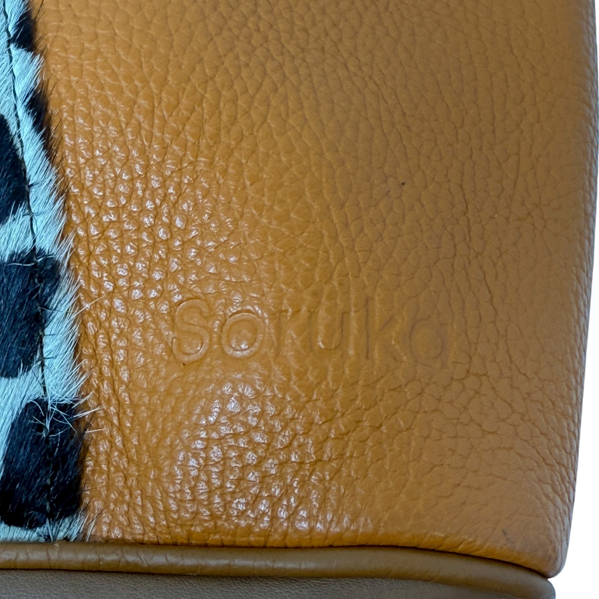 Handbag Leather By Cmc, Size: Large