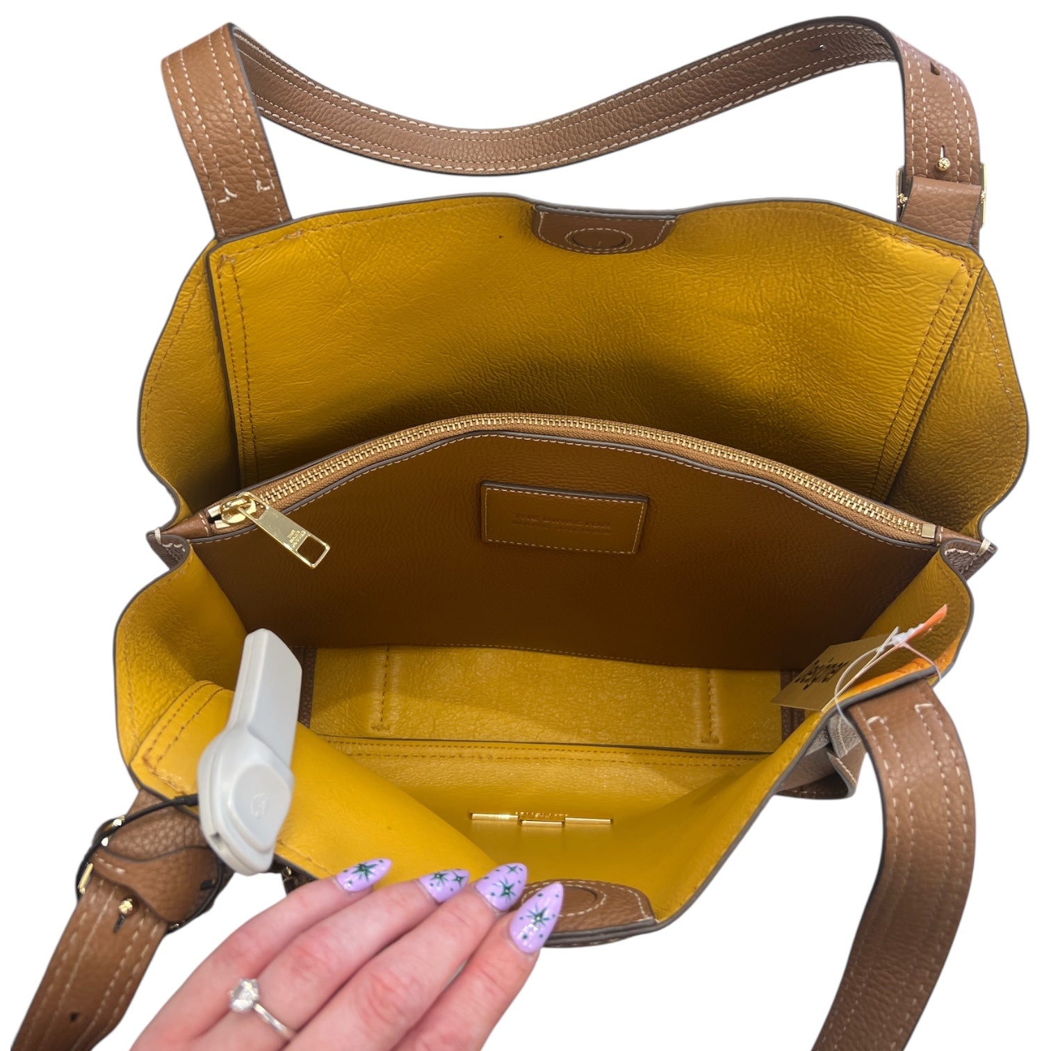 Handbag Luxury Designer By Marc Jacobs In Brown, Size:Large