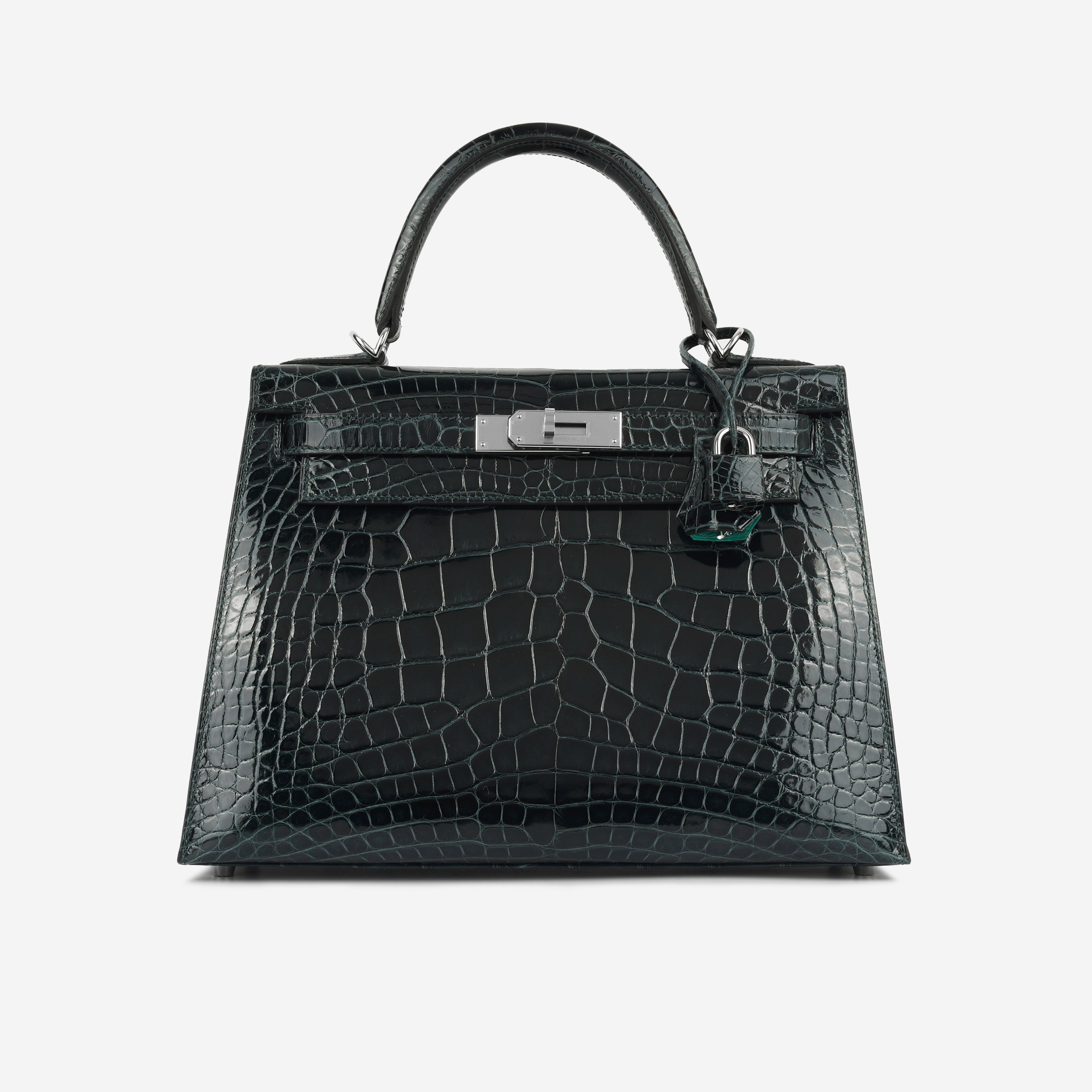 Kelly 28 Verso - Vert Cypres Alligator / Vert Jade