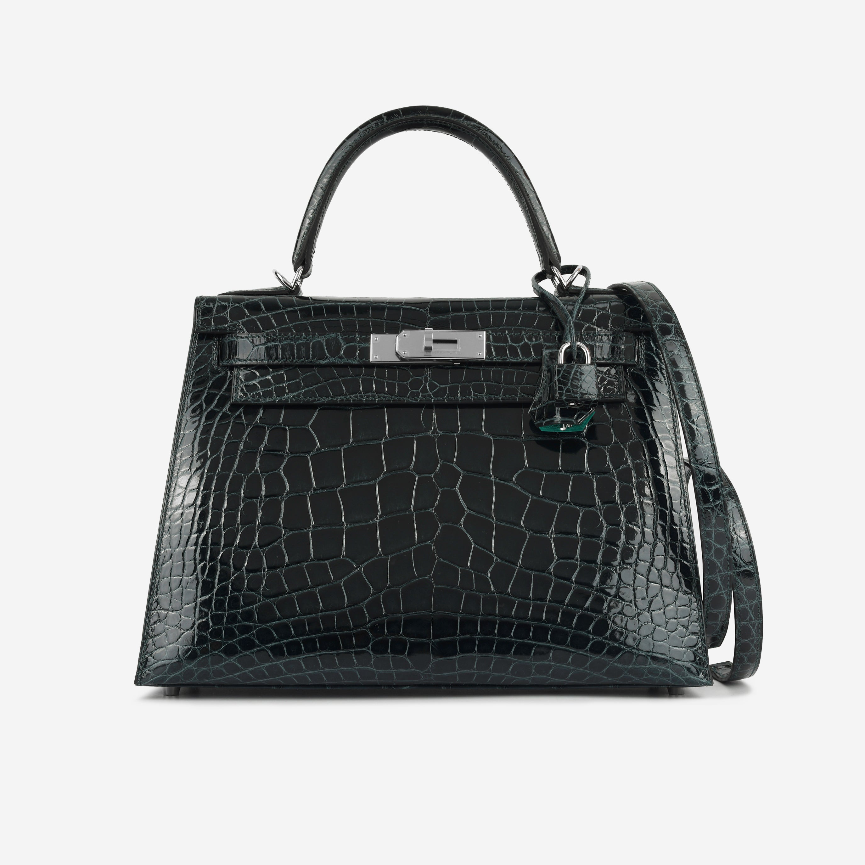Kelly 28 Verso - Vert Cypres Alligator / Vert Jade